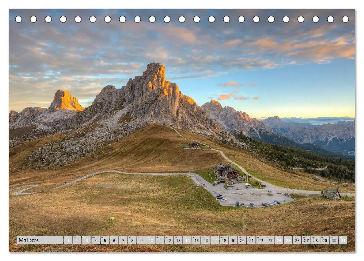 Bild: 9783457751855 | Wunderschöne Dolomiten (Tischkalender 2026 DIN A5 quer), CALVENDO...