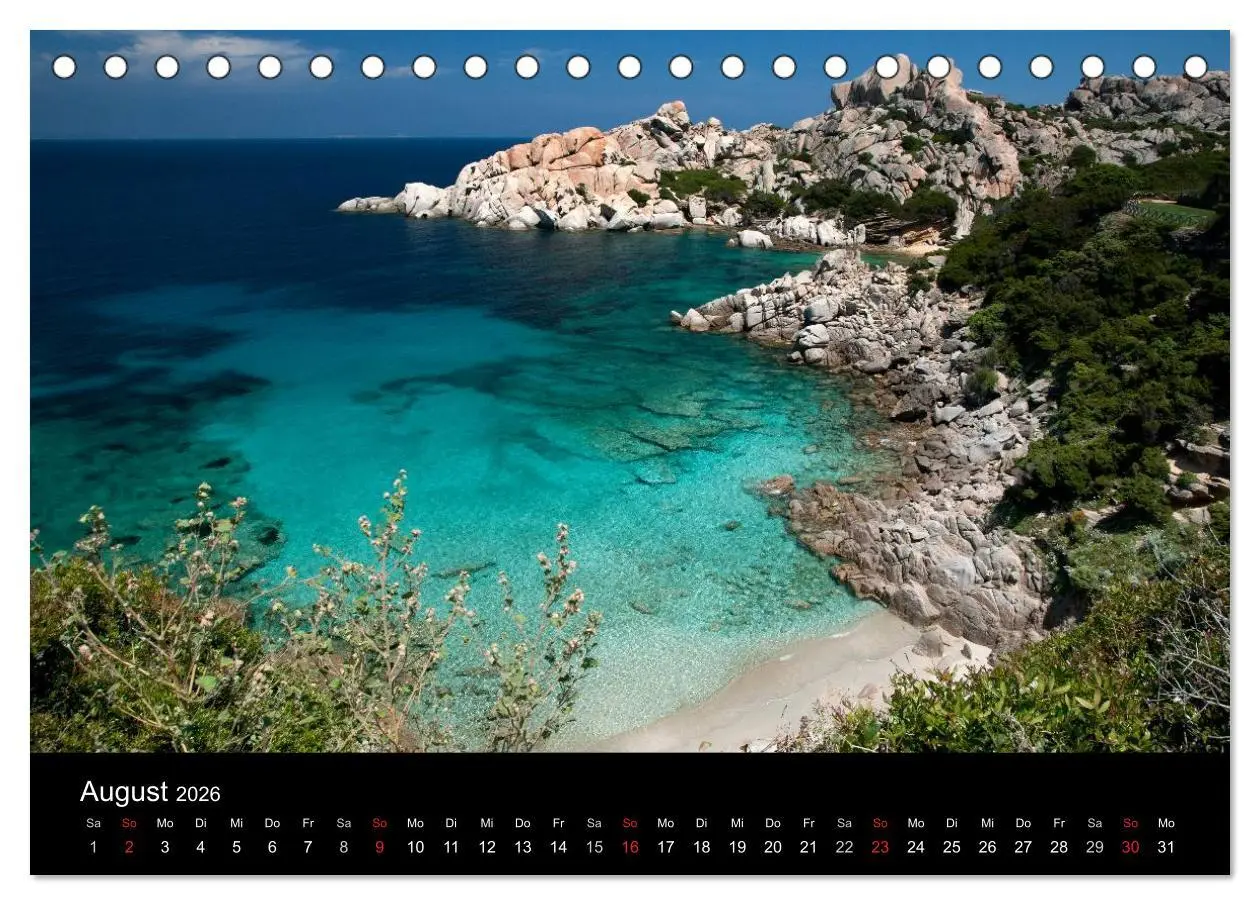 Bild: 9783516151855 | Sardinien Costa Smeralda und der Norden (Tischkalender 2026 DIN A5...