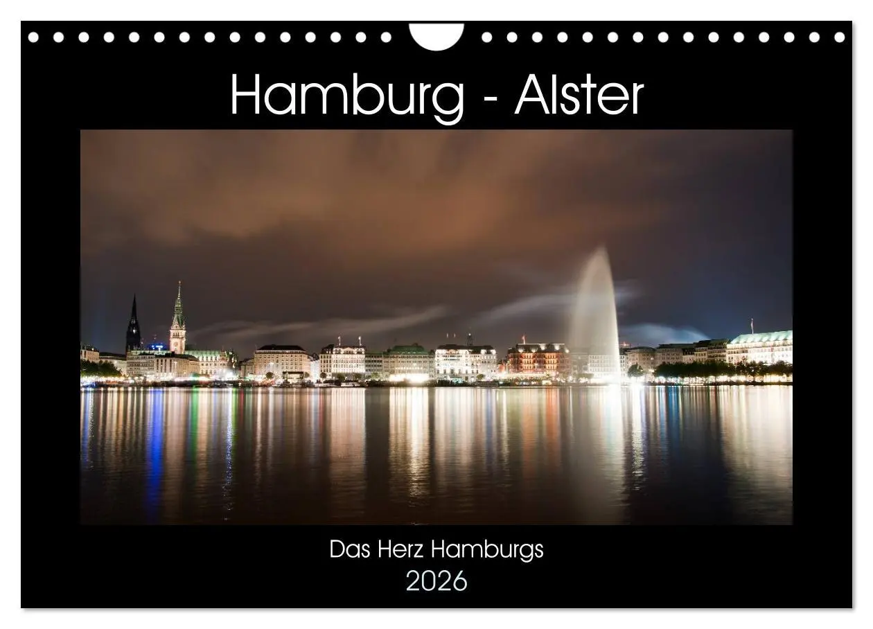 Cover: 9783516221855 | Hamburg - Alster (Wandkalender 2026 DIN A4 quer), CALVENDO...