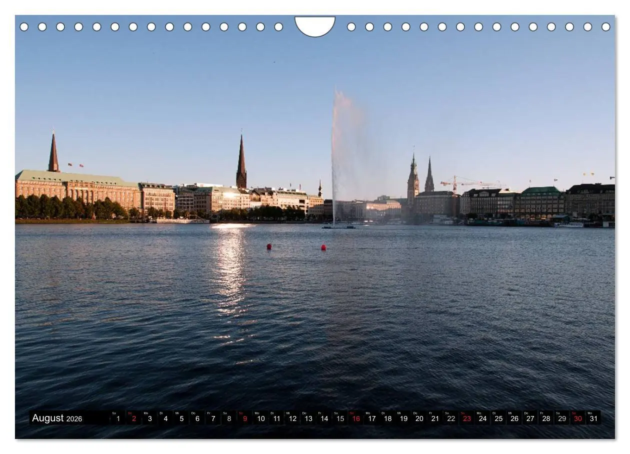 Bild: 9783516221855 | Hamburg - Alster (Wandkalender 2026 DIN A4 quer), CALVENDO...