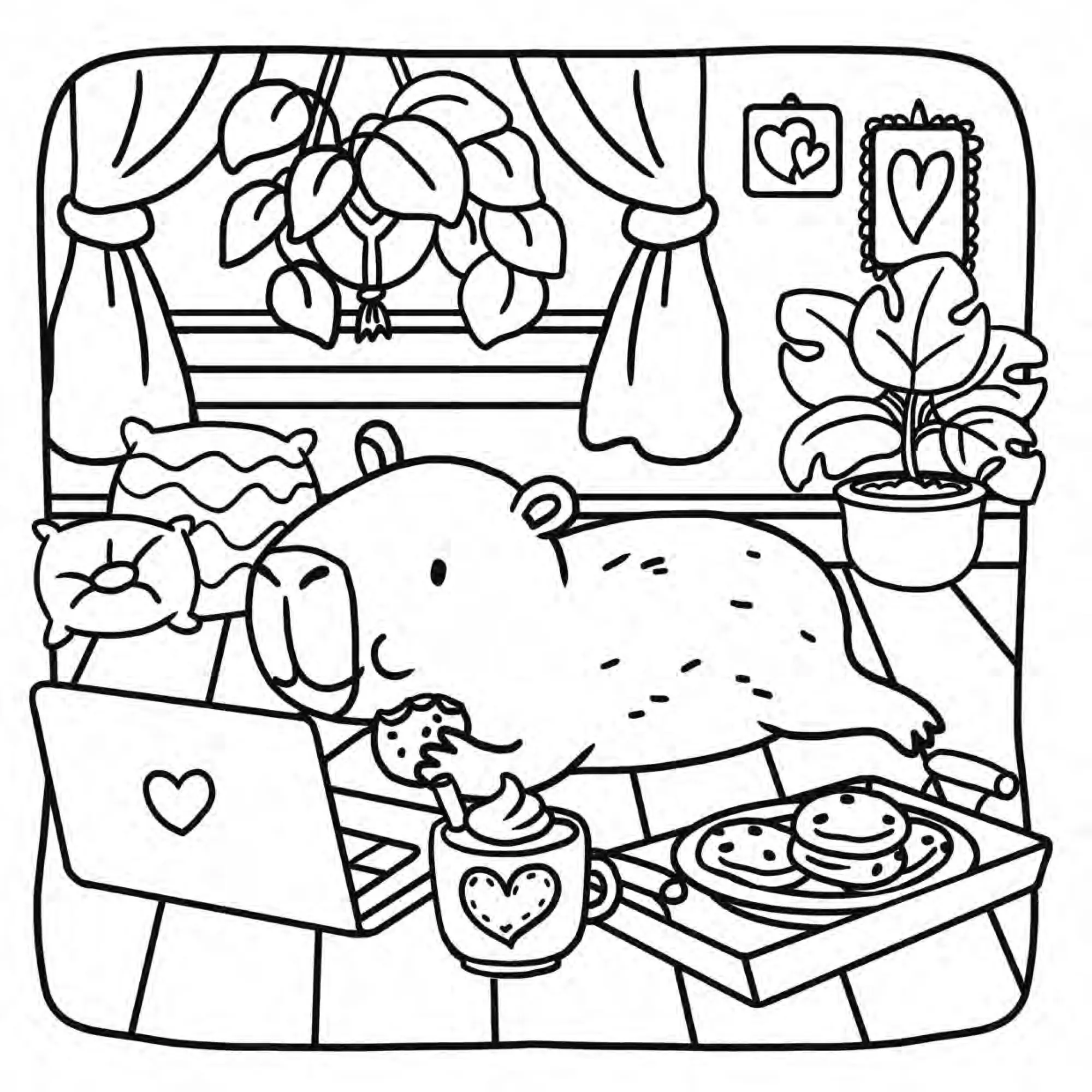Bild: 9783987641855 | Cute Capybaras | Niedliches Malbuch zum Entspannen | Life Good | Buch