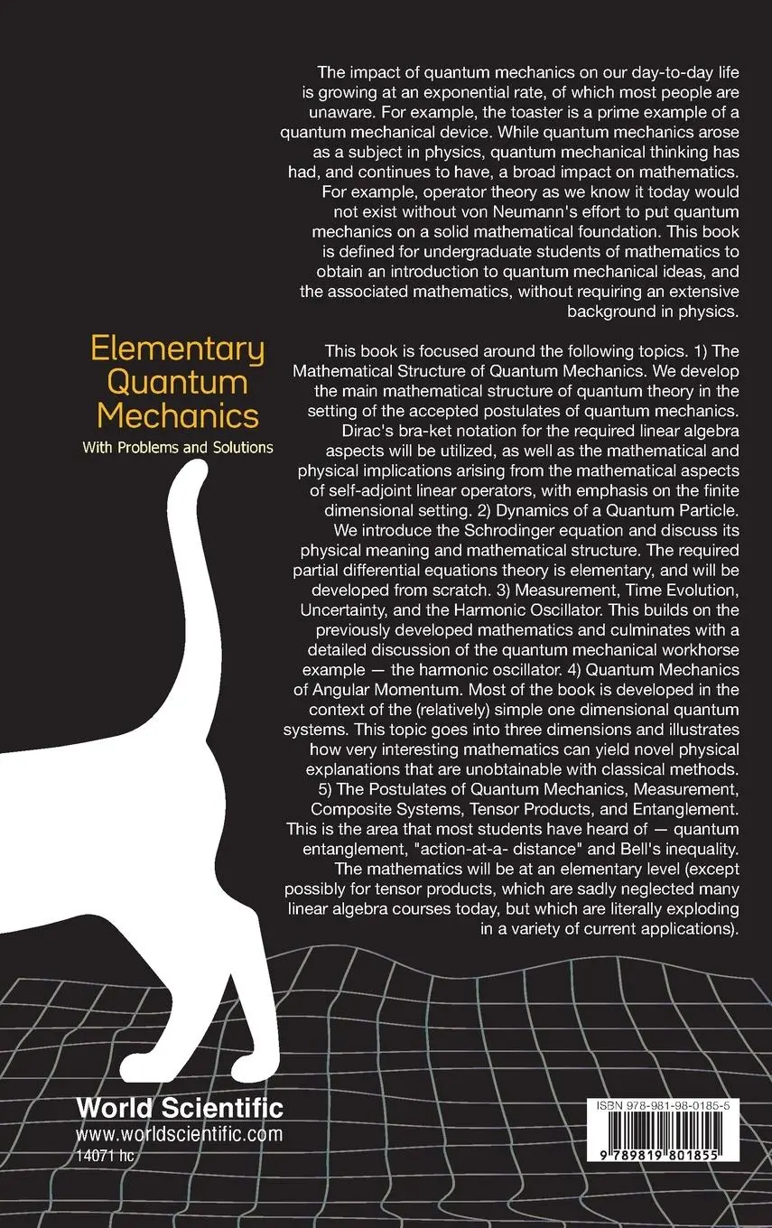 Rückseite: 9789819801855 | ELEMENTARY QUANTUM MECHANICS (WITH PROBLEMS AND SOLUTIONS) | Wiggins