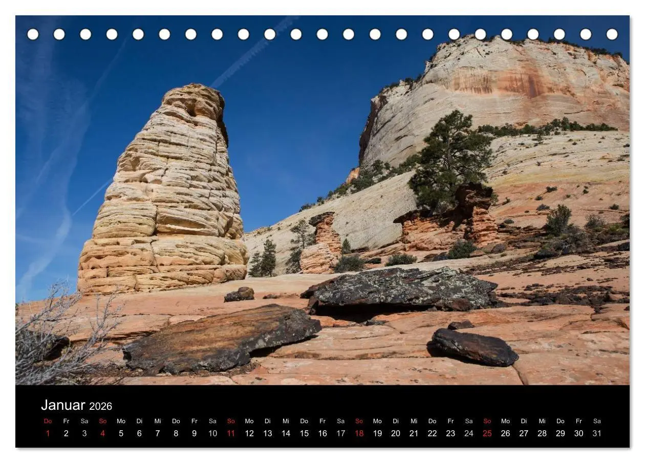 Bild: 9783457981955 | Felslandschaften (Tischkalender 2026 DIN A5 quer), CALVENDO...