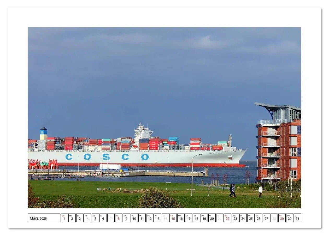 Bild: 9783516071955 | Nordseefeeling - Cuxhaven (Tischkalender 2026 DIN A5 quer),...