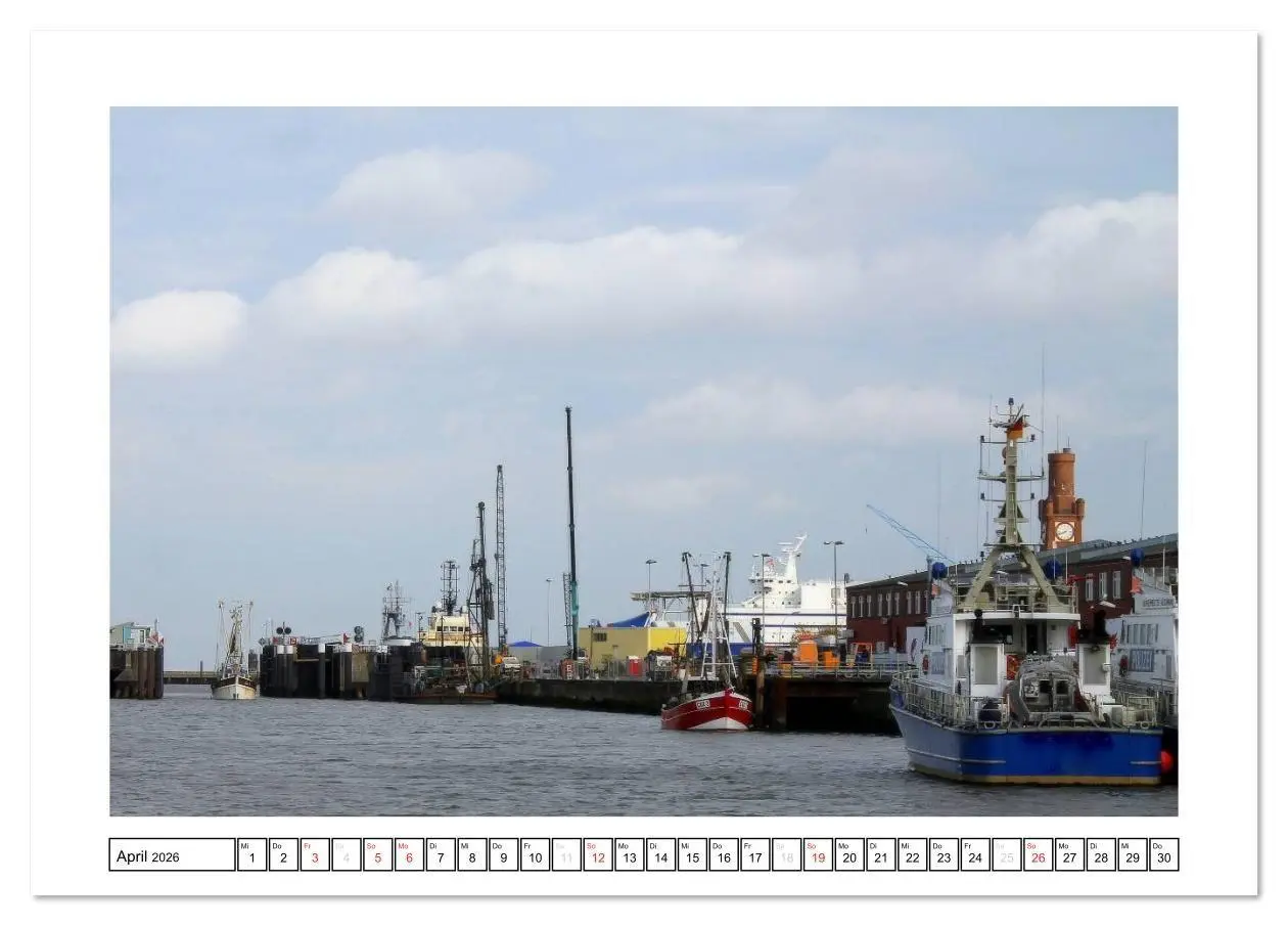 Bild: 9783516071955 | Nordseefeeling - Cuxhaven (Tischkalender 2026 DIN A5 quer),...
