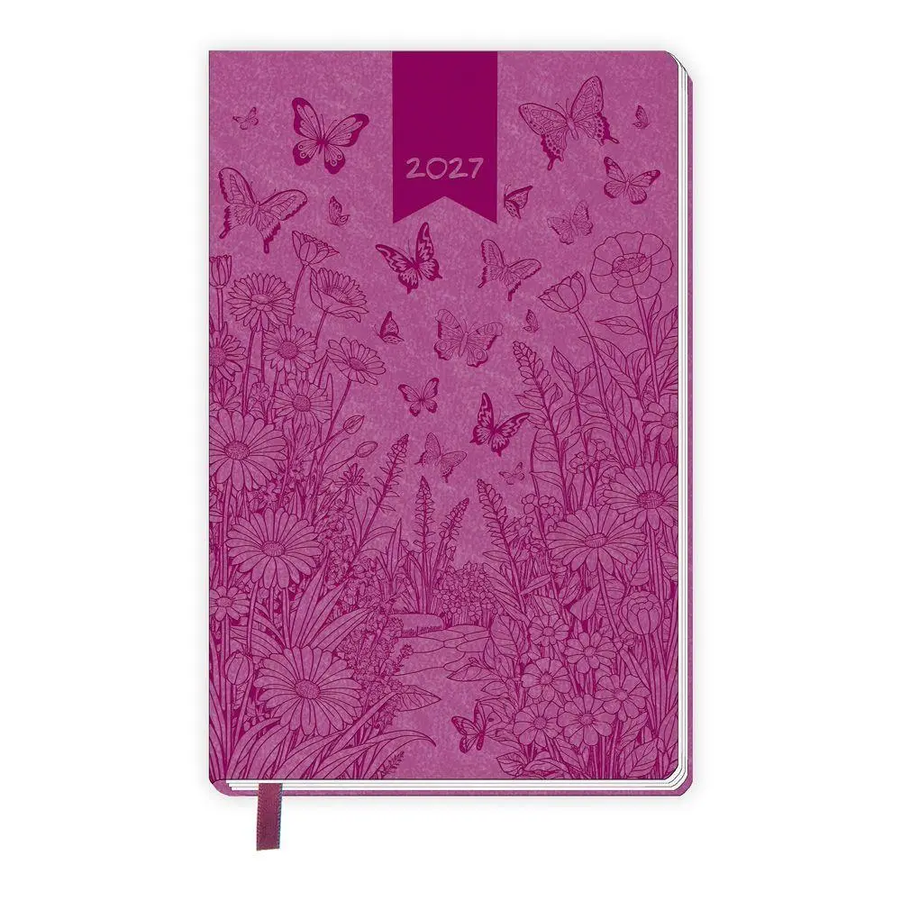 Cover: 4251901512055 | TRÖTSCH - Taschenkalender A6 Soft Touch Schmetterlinge 2027 | KG