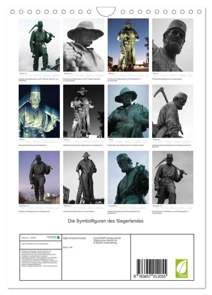 Bild: 9783457012055 | Die Symbolfiguren des Siegerlandes (Wandkalender 2025 DIN A4 hoch),...