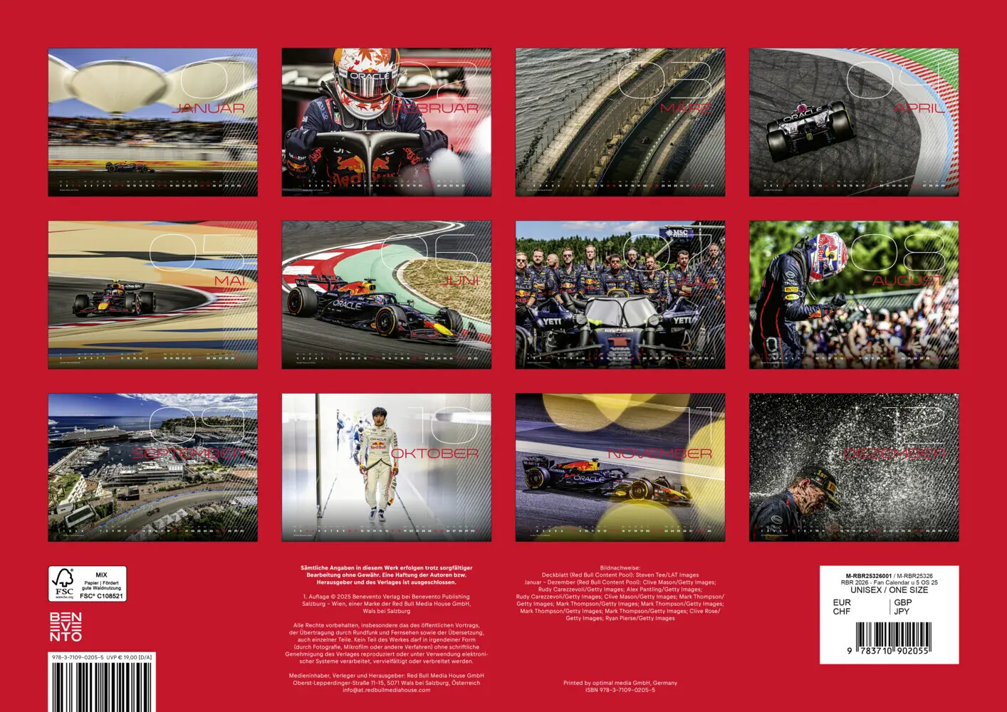 Bild: 9783710902055 | Oracle Red Bull Racing 2026 - Fankalender | Kalender | Spiralbindung