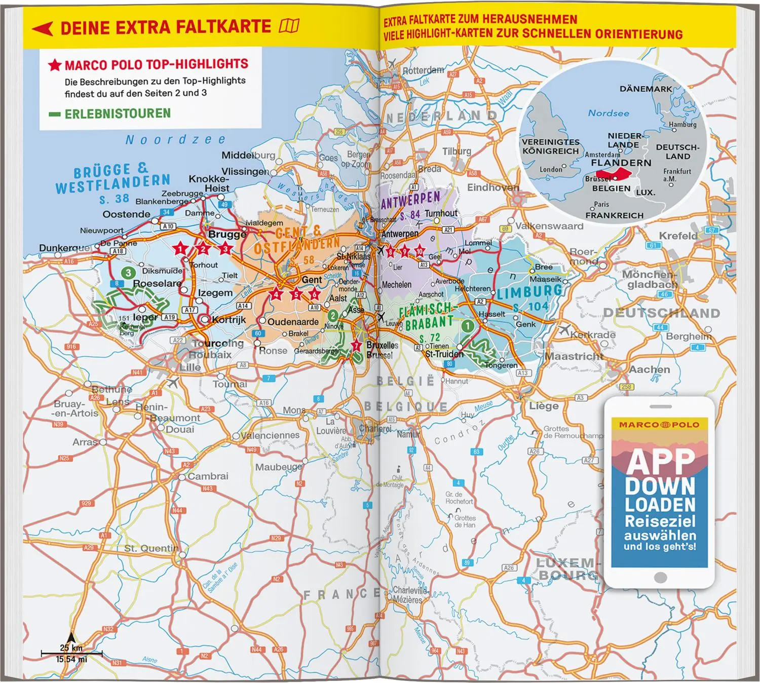 Bild: 9783829732055 | MARCO POLO Reiseführer Flandern, Antwerpen, Brügge, Gent | Taschenbuch