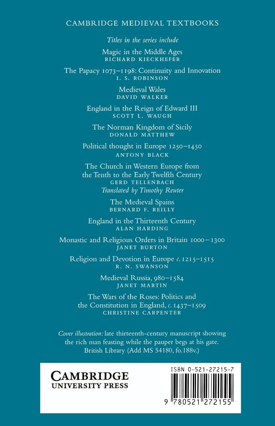 Rückseite: 9780521272155 | Standards of Living in the Later Middle Ages | Dyer (u. a.) | Buch