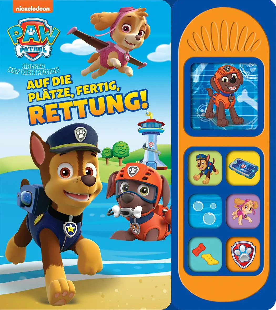Cover: 9781503732155 | PAW Patrol, Auf die Plätze, fertig, Rettung! Soundbuch | GmbH | Buch