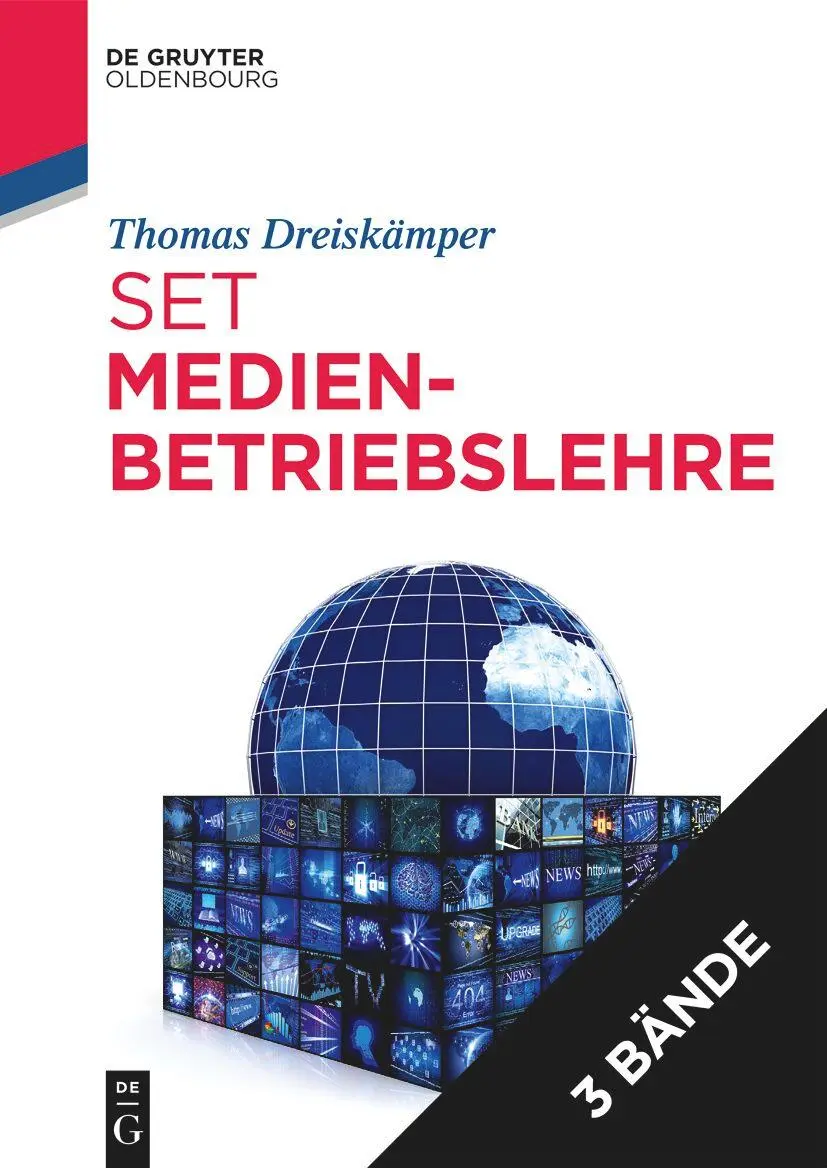 Cover: 9783111562155 | Set: Medienbetriebslehre | Thomas Dreiskämper | Buch | 900 S. | 2025