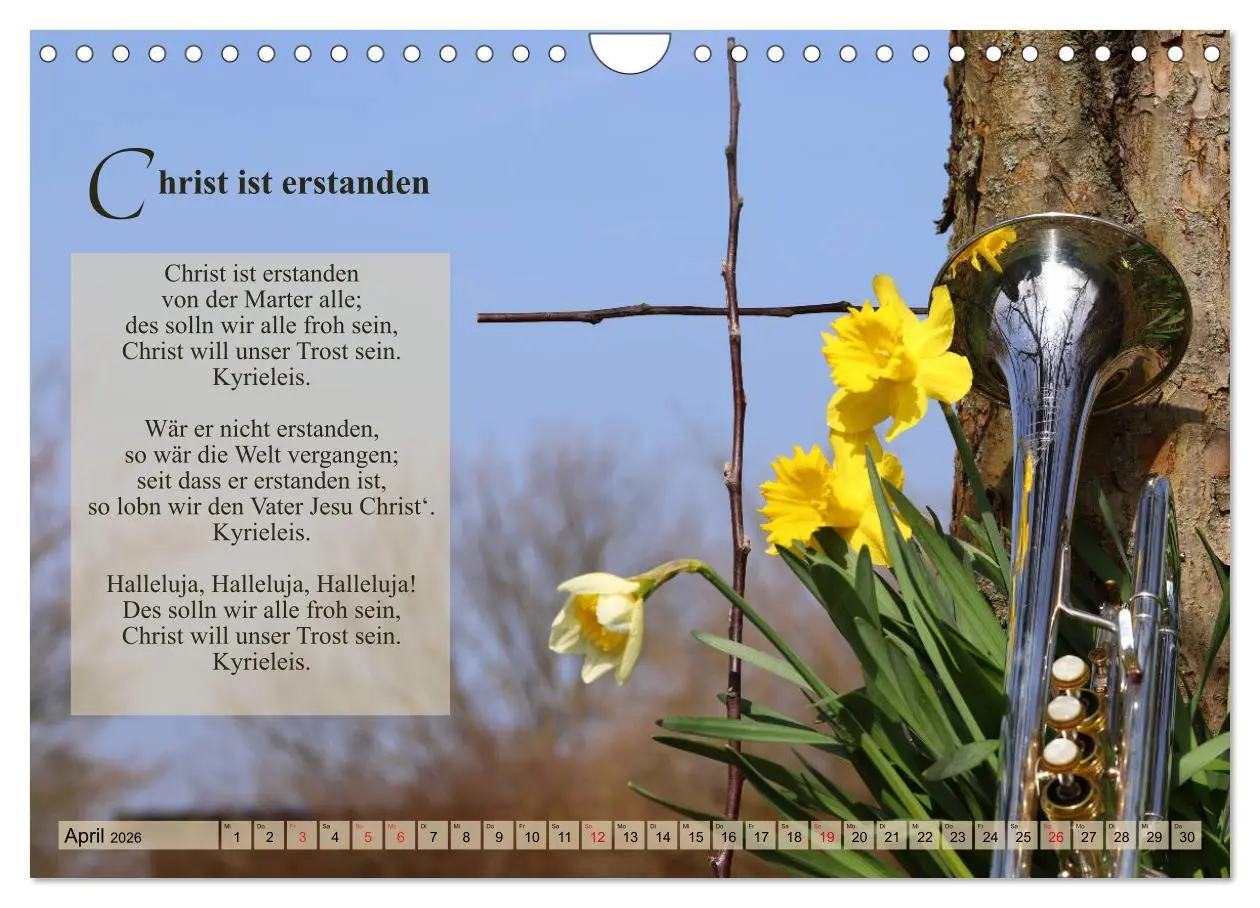 Bild: 9783457792155 | Lieder für Blechbläser (Wandkalender 2026 DIN A4 quer), CALVENDO...