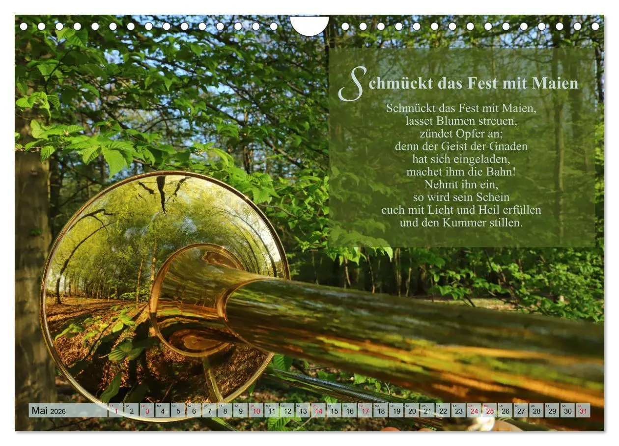 Bild: 9783457792155 | Lieder für Blechbläser (Wandkalender 2026 DIN A4 quer), CALVENDO...