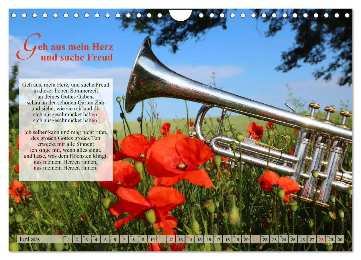 Bild: 9783457792155 | Lieder für Blechbläser (Wandkalender 2026 DIN A4 quer), CALVENDO...