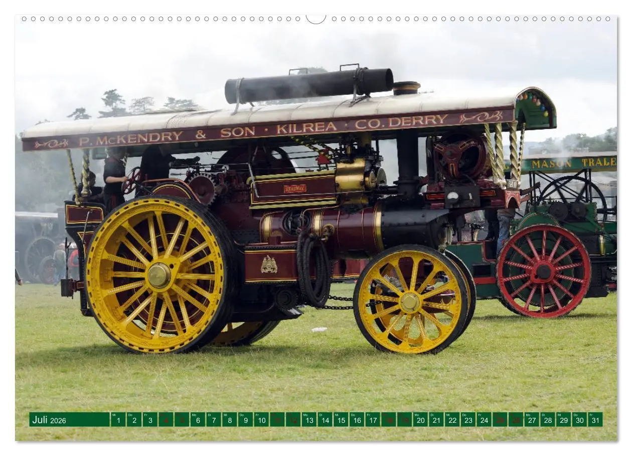 Bild: 9783457862155 | Irish Steam - 50. Dampftreffen in Stradbally (Wandkalender 2026 DIN...