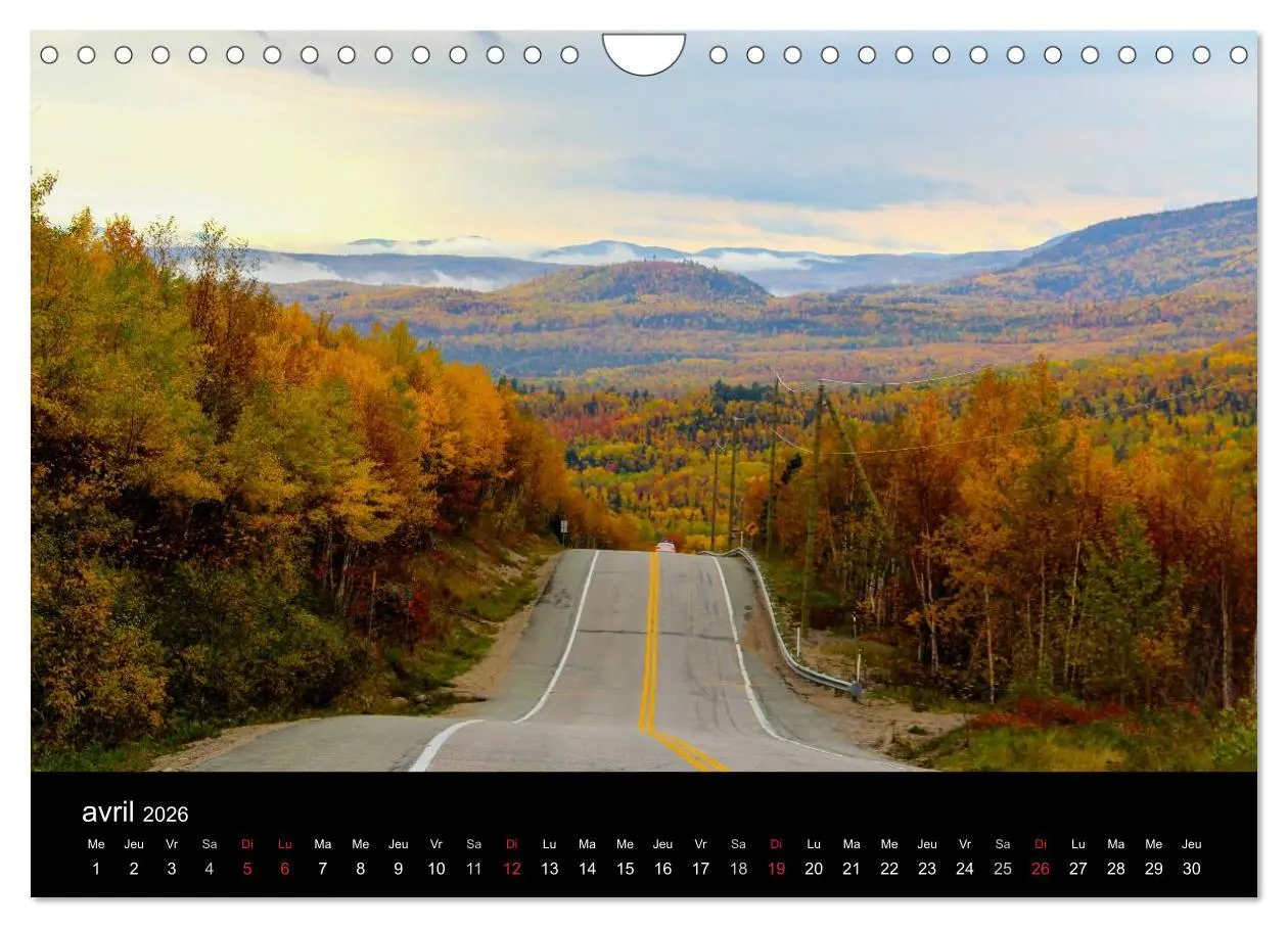 Bild: 9783516572155 | Paysages d'Automne au Québec (Calendrier mural 2026 DIN A4...