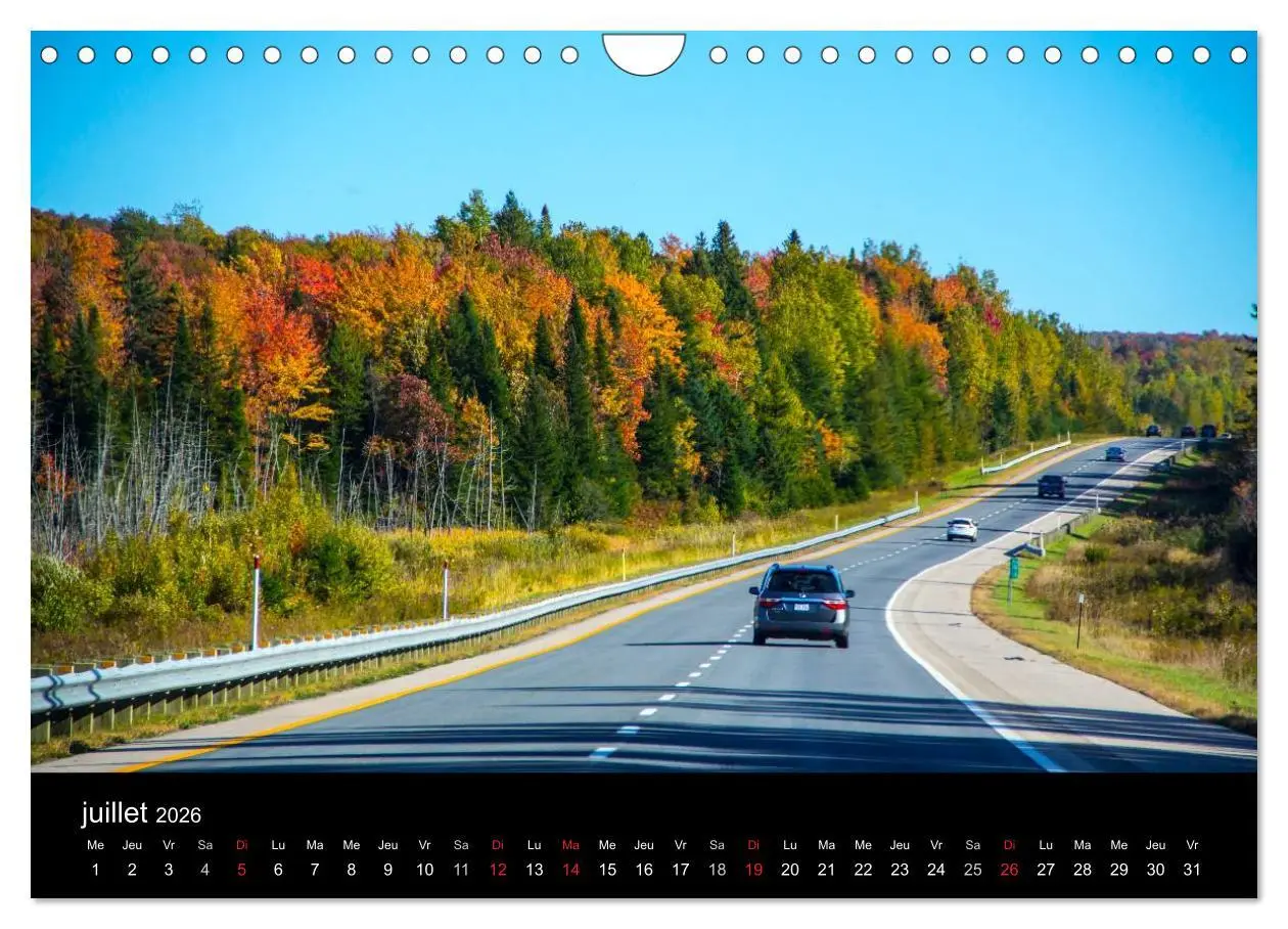 Bild: 9783516572155 | Paysages d'Automne au Québec (Calendrier mural 2026 DIN A4...