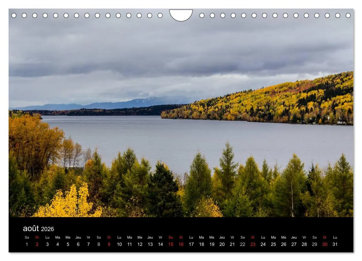 Bild: 9783516572155 | Paysages d'Automne au Québec (Calendrier mural 2026 DIN A4...
