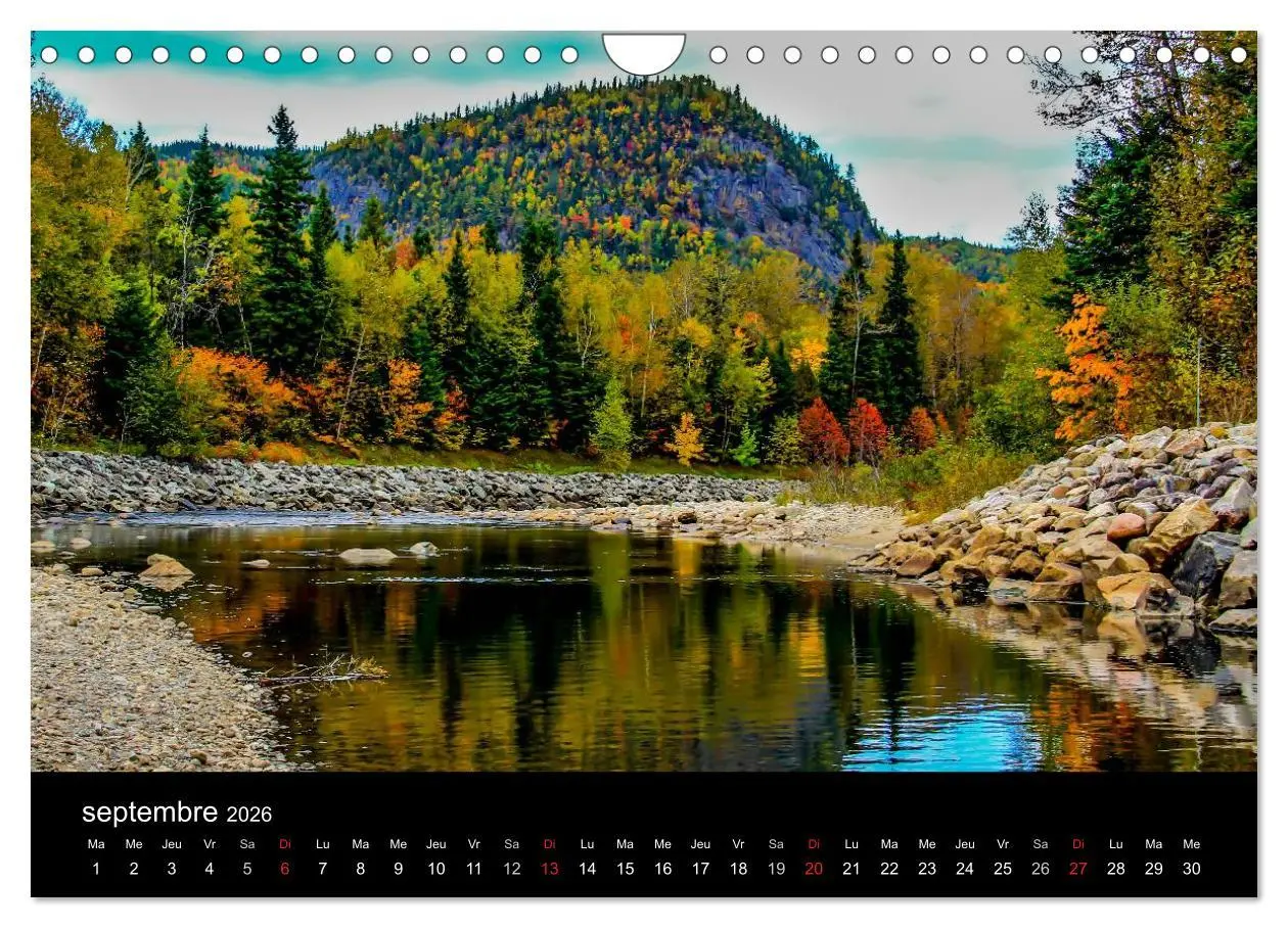 Bild: 9783516572155 | Paysages d'Automne au Québec (Calendrier mural 2026 DIN A4...
