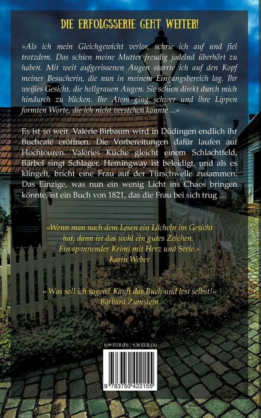Rückseite: 9783750422155 | Liebe, Tod und blaue Muffins | Ein BuchCafé Krimi | Ansermoz | Buch