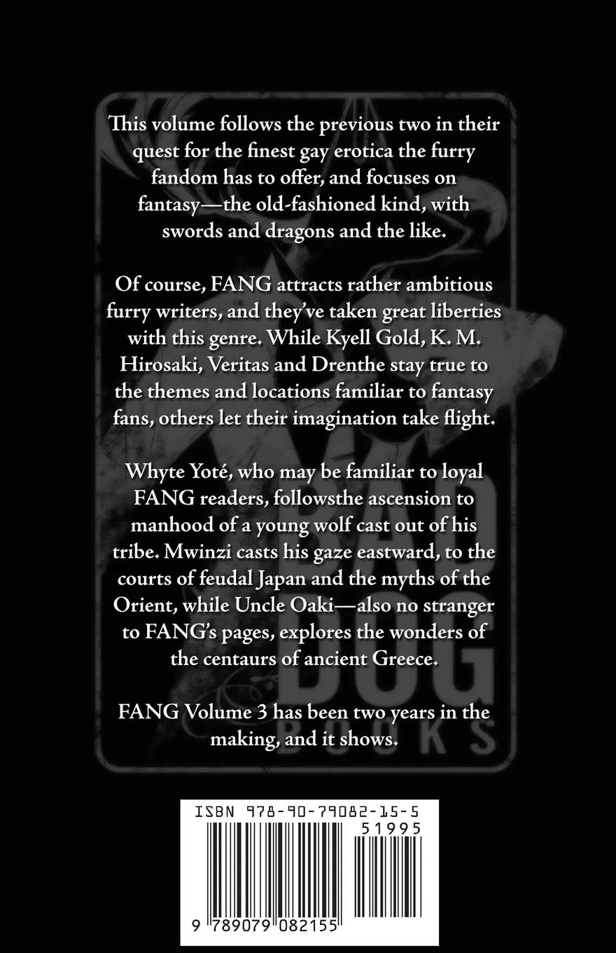 Rückseite: 9789079082155 | FANG Volume 3 | Kyell Gold (u. a.) | Taschenbuch | Englisch | 2014