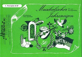 Cover: 9790206822155 | Musikalischer Jahresreigen für Blasorchester Trompete 1