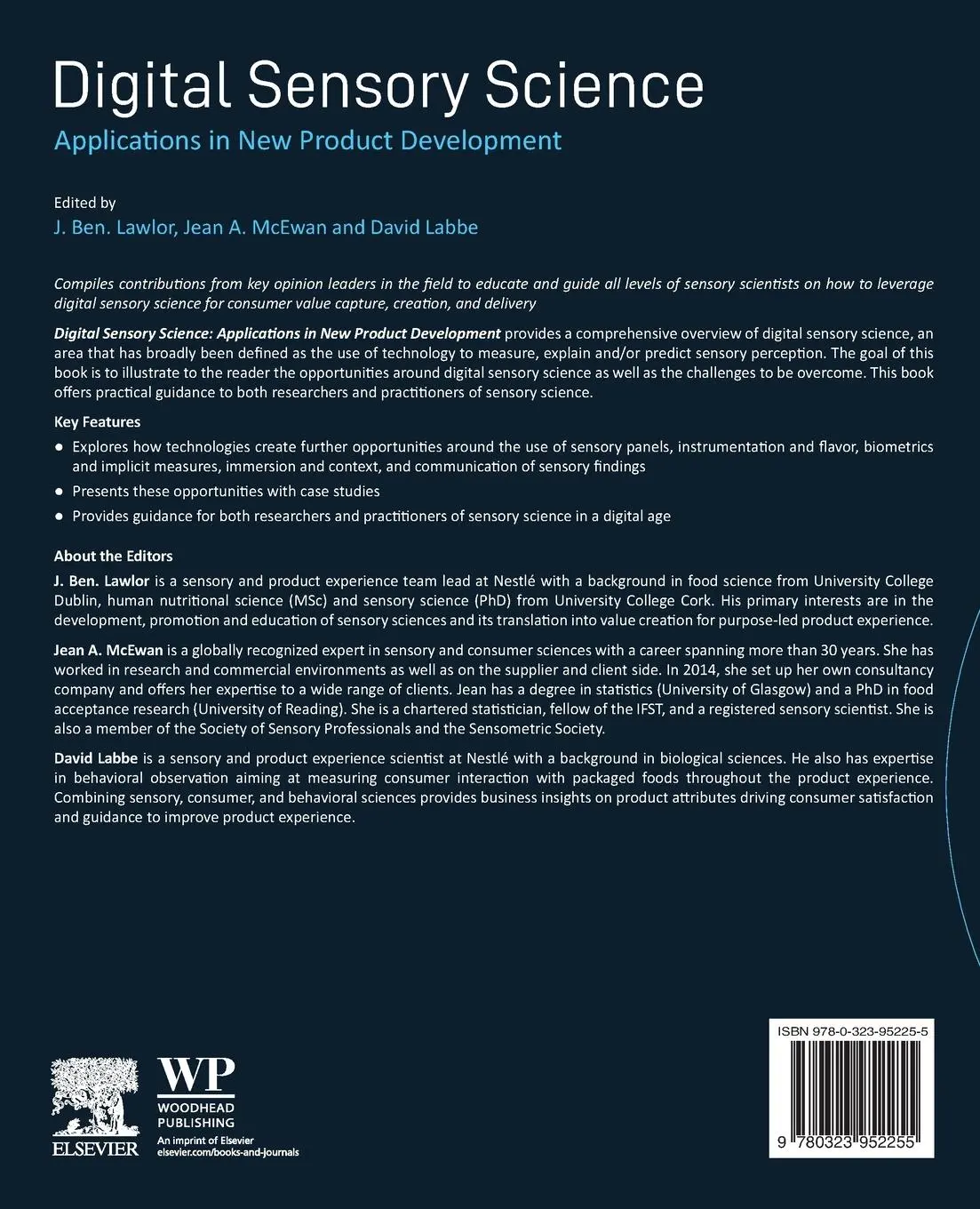 Rückseite: 9780323952255 | Digital Sensory Science | Applications in New Product Development