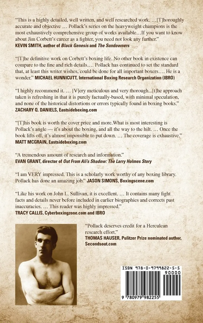 Rückseite: 9780979982255 | In the Ring with James J. Corbett | Adam J. Pollack | Buch | Englisch