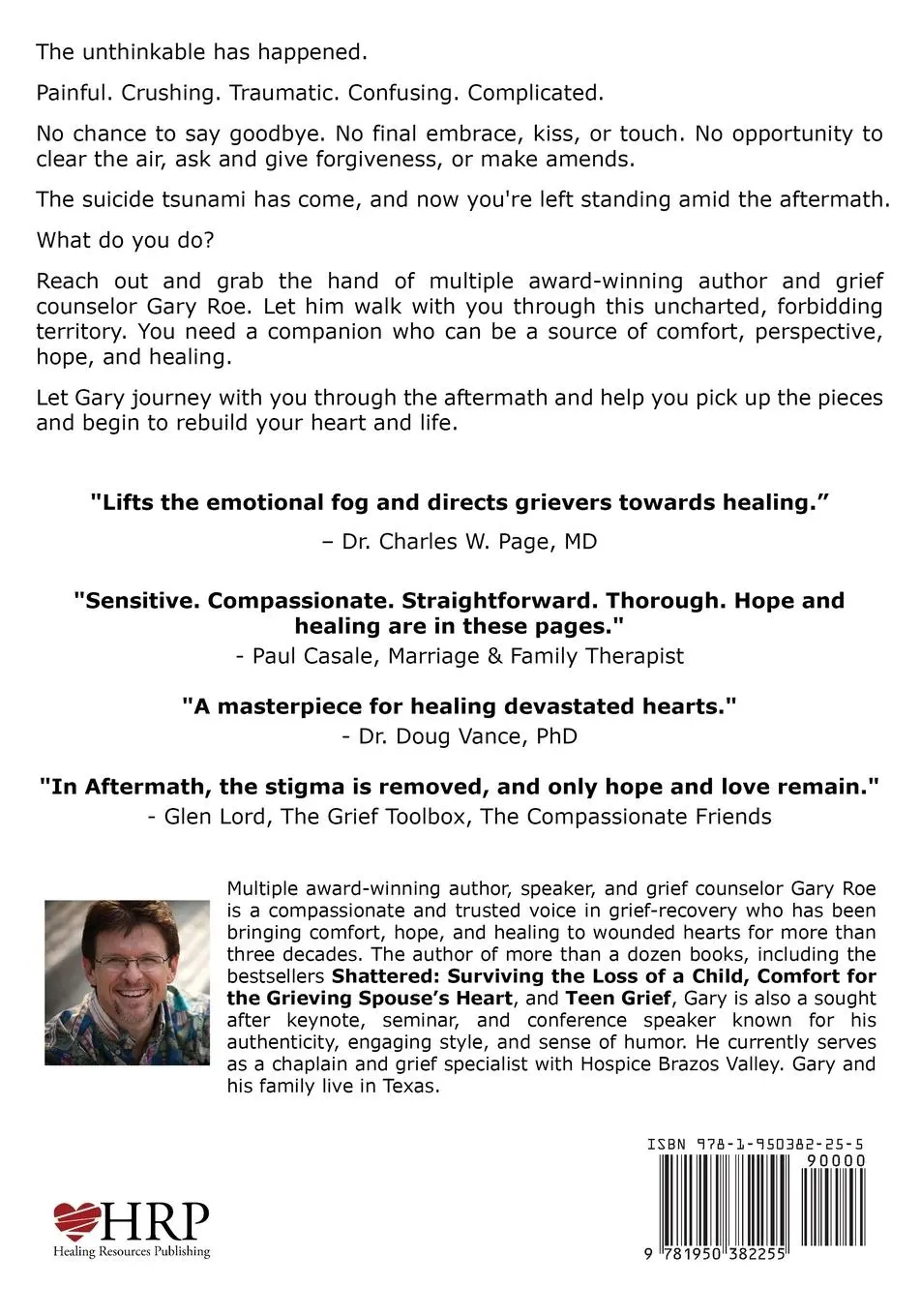 Rückseite: 9781950382255 | Aftermath | Picking Up the Pieces After a Suicide (Large Print) | Roe