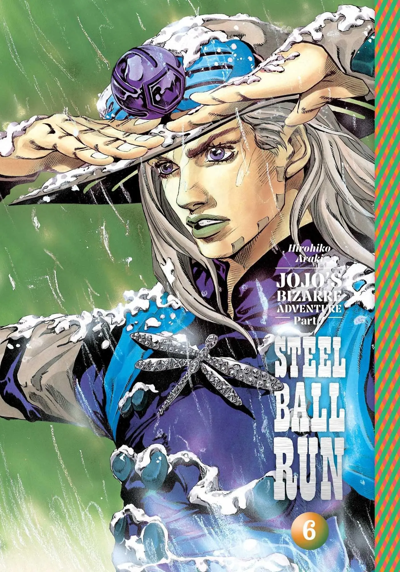Cover: 9781974762255 | JoJo's Bizarre Adventure: Part 7--Steel Ball Run, Vol. 6 | Araki