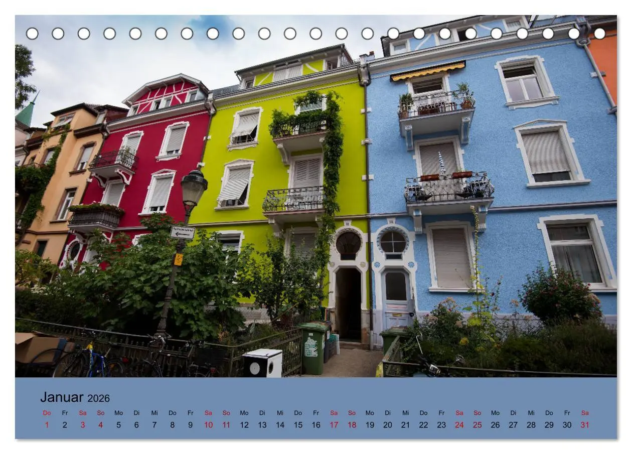 Bild: 9783457852255 | Wundervolles Freiburg (Tischkalender 2026 DIN A5 quer), CALVENDO...