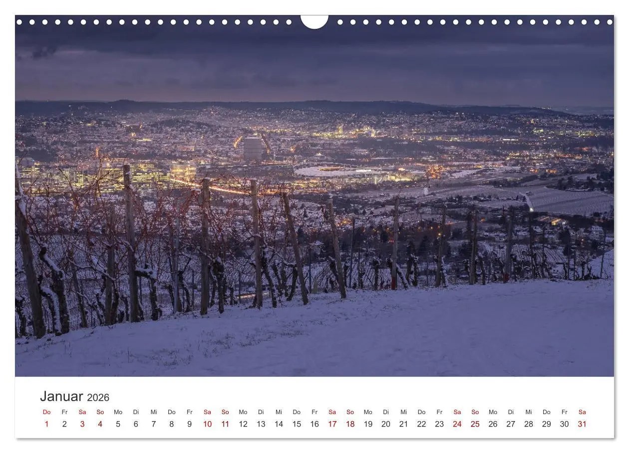 Bild: 9783457922255 | Stadtblick Stuttgart (Wandkalender 2026 DIN A3 quer), CALVENDO...