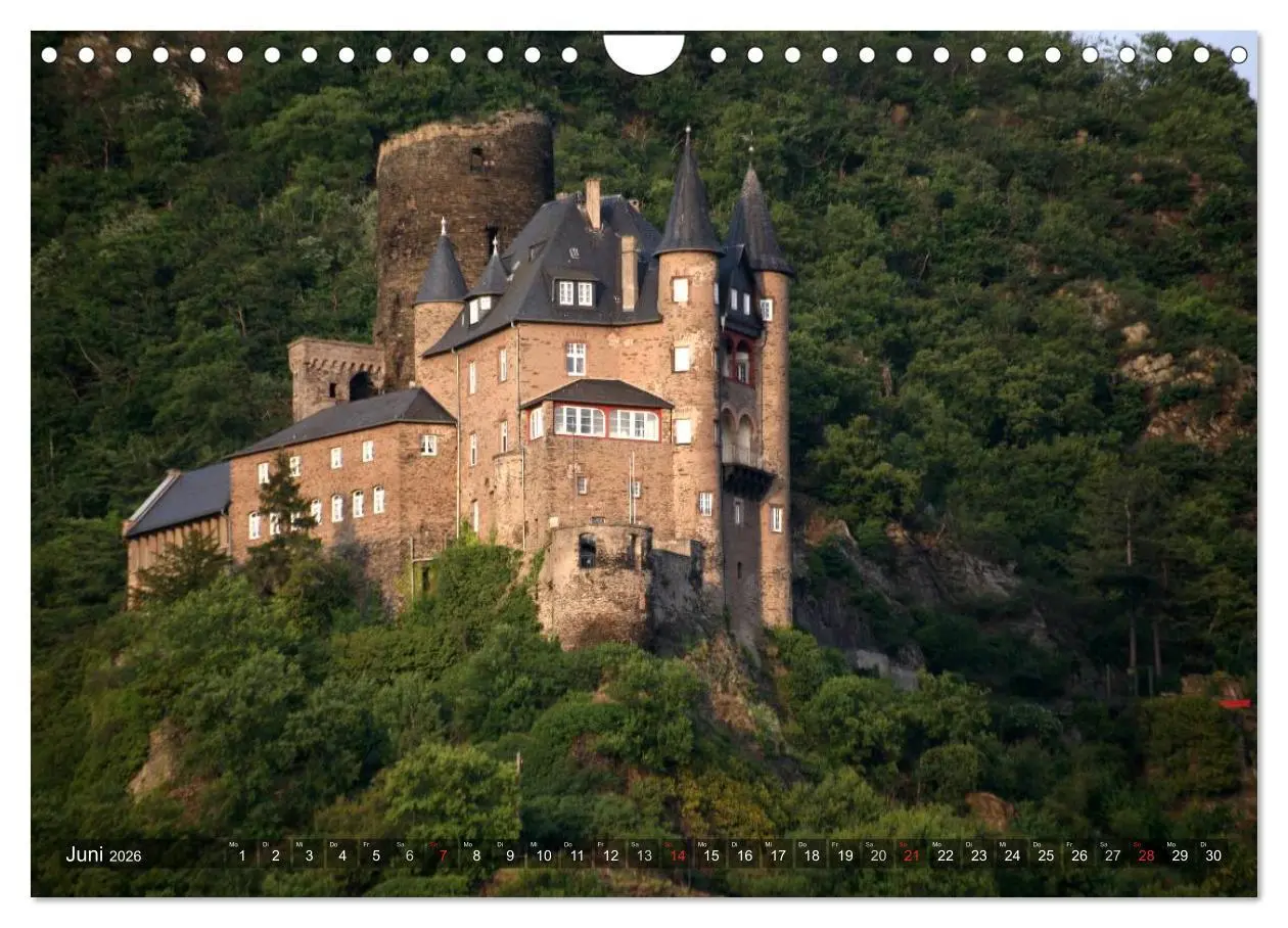 Bild: 9783516182255 | Deutsche Burgen (Wandkalender 2026 DIN A4 quer), CALVENDO...