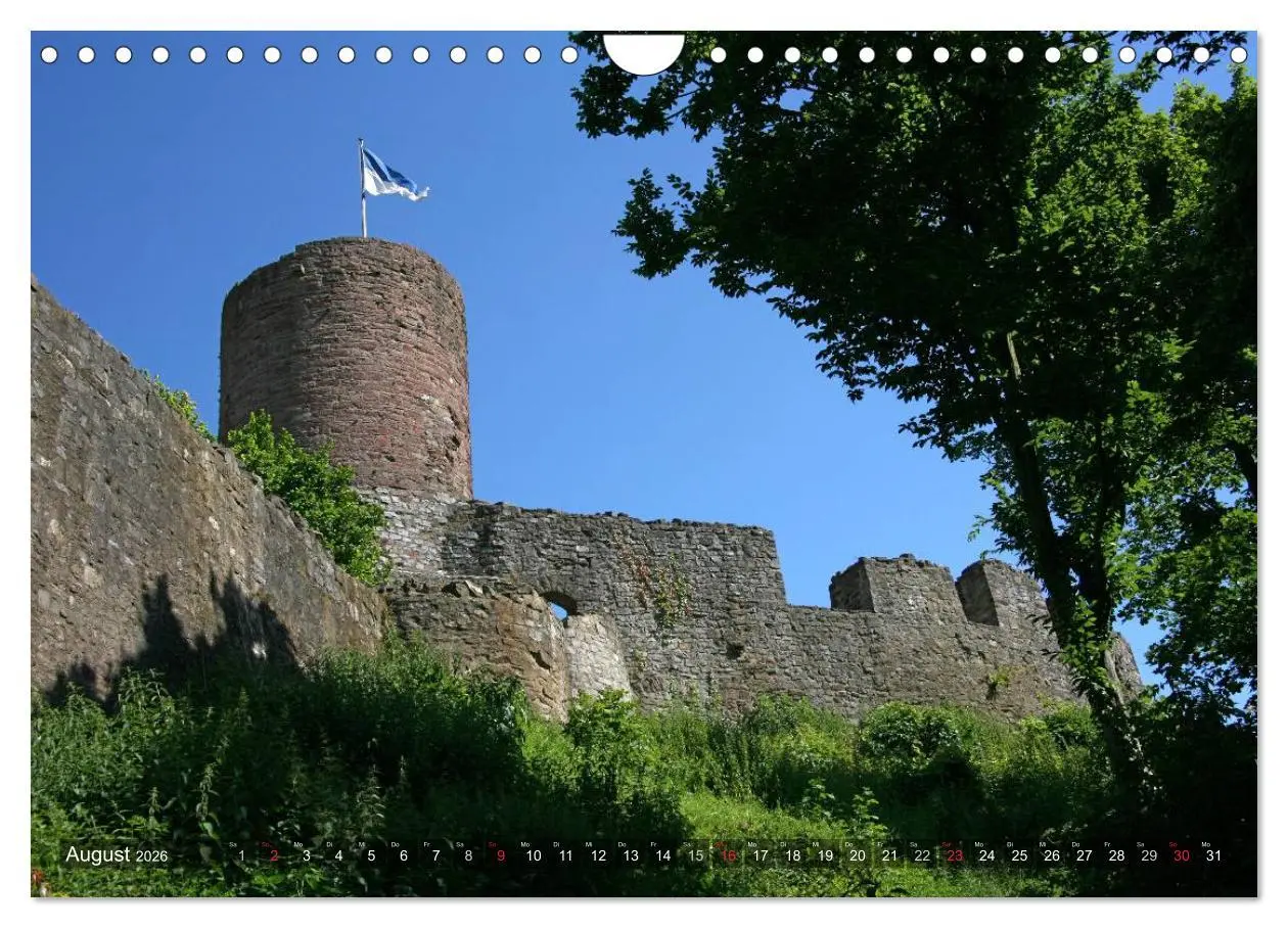 Bild: 9783516182255 | Deutsche Burgen (Wandkalender 2026 DIN A4 quer), CALVENDO...