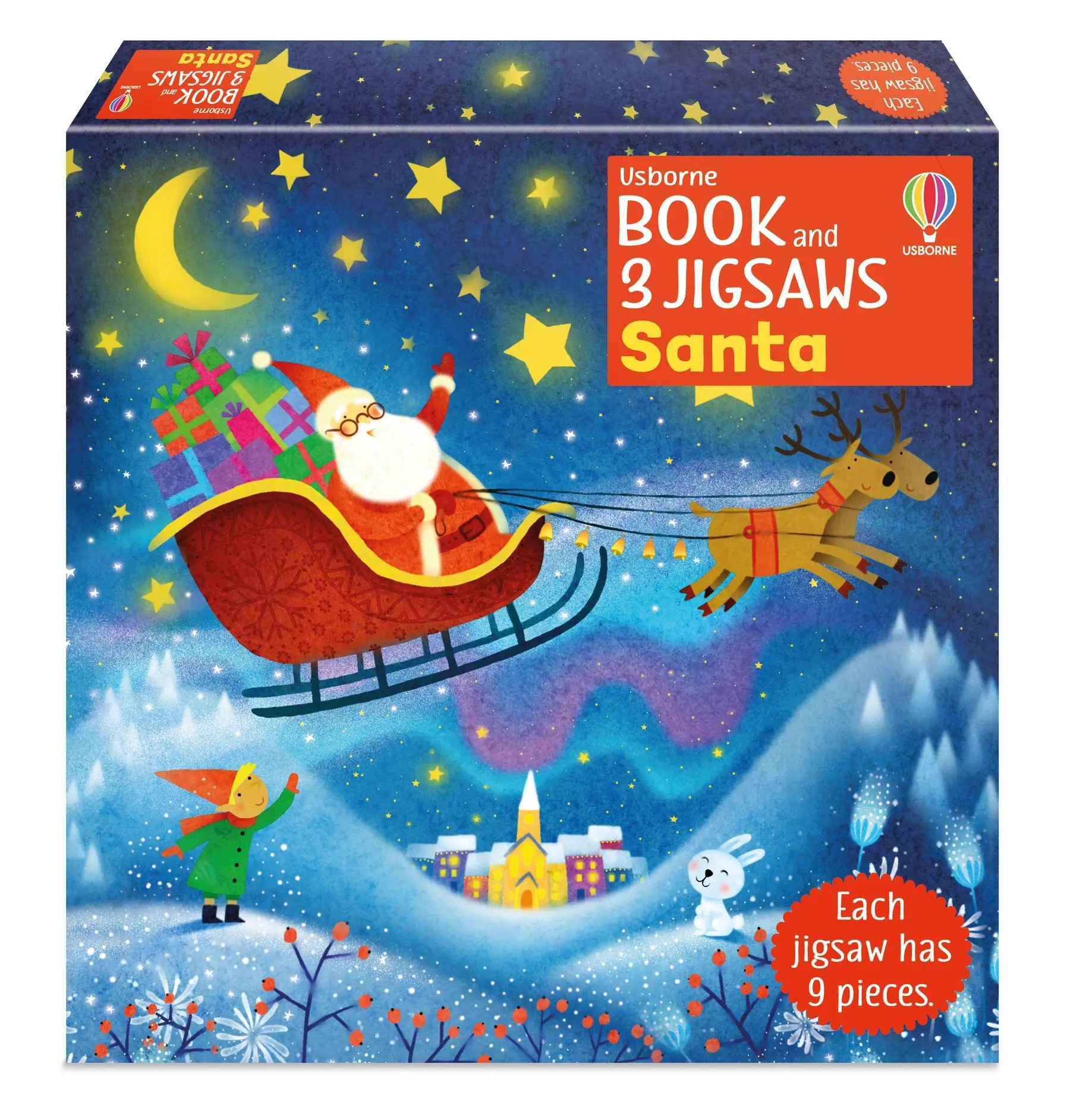 Cover: 9781805072355 | Usborne Book and 3 Jigsaws: Santa | Sam Taplin | Taschenbuch | 2023