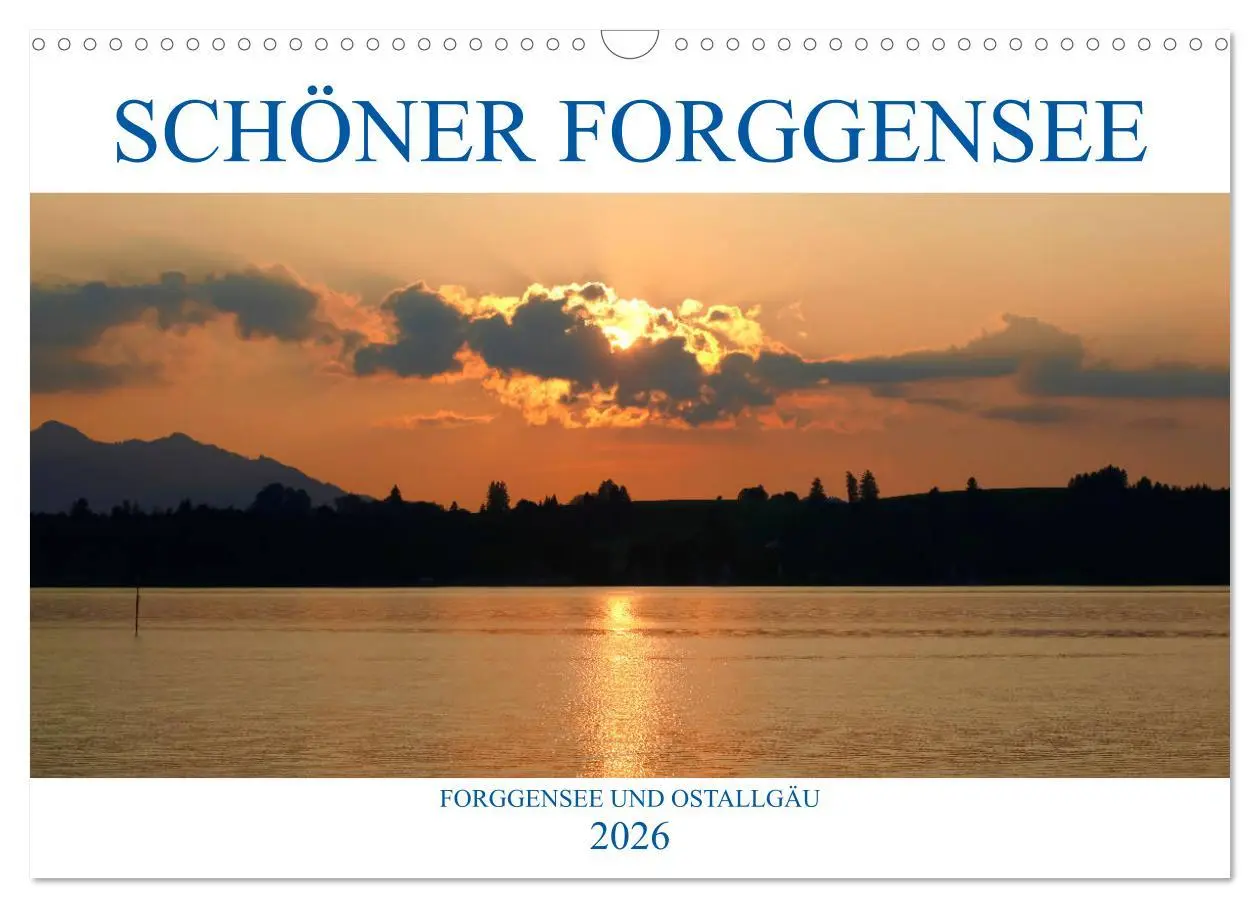 Cover: 9783457772355 | Schöner Forggensee (Wandkalender 2026 DIN A3 quer), CALVENDO...
