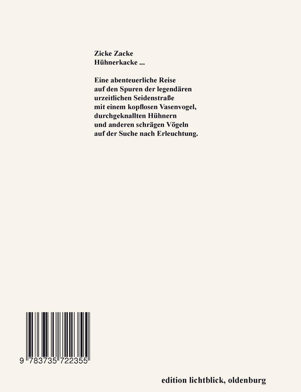 Rückseite: 9783735722355 | Zicke Zacke Hühnerkacke | Ennow Strelow | Taschenbuch | 112 S. | 2014