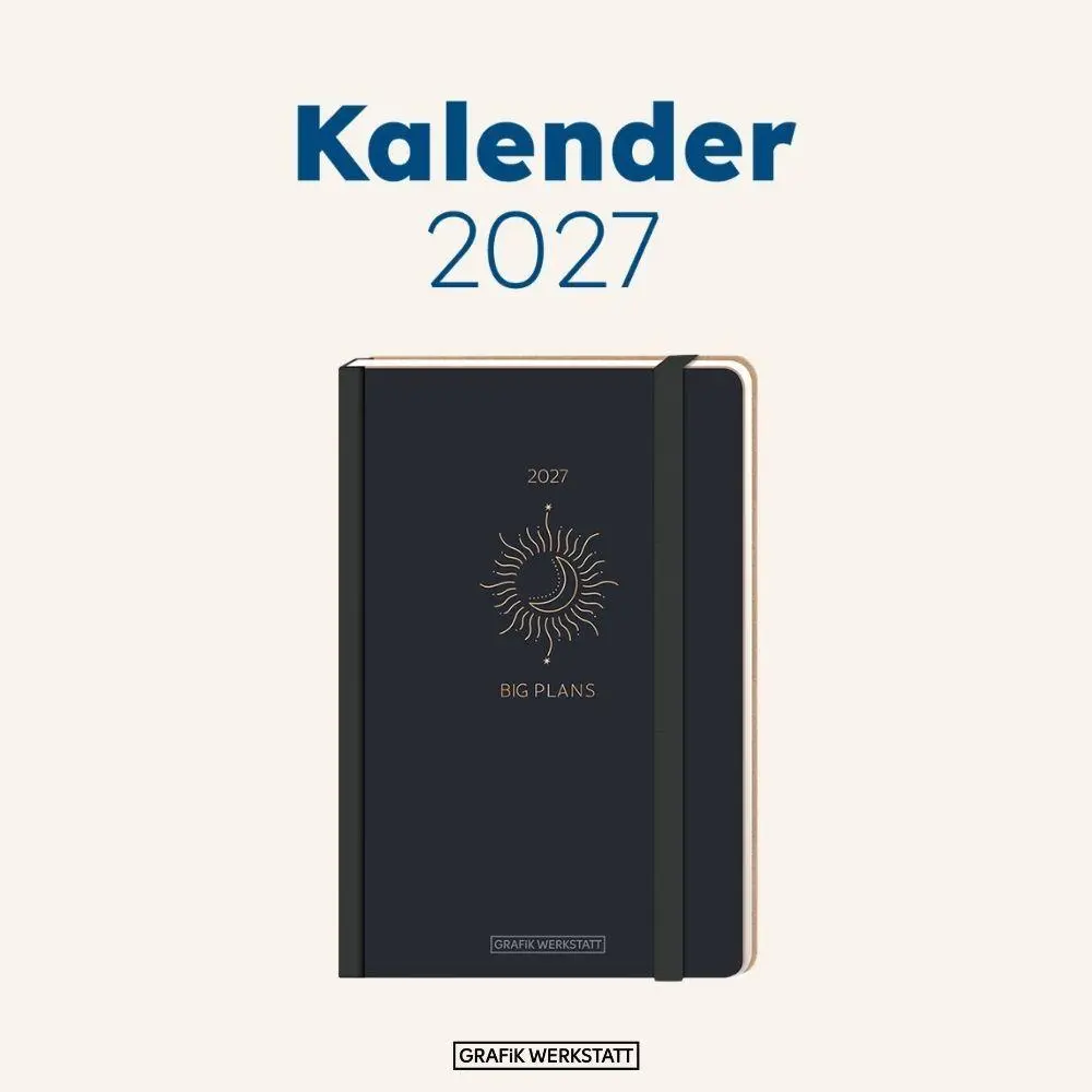 Bild: 9783986362355 | Terminplaner Letterart 2027 Big Plans | Terminplaner Hardcover | Buch