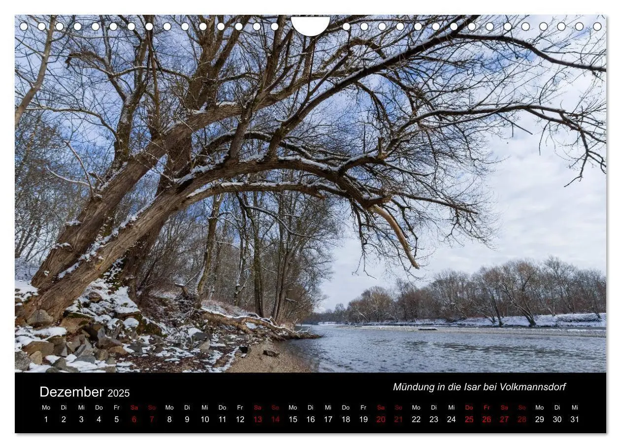 Bild: 9783435432455 | Die Amper - Ansichten eines bayerischen Flusses (Wandkalender 2025...