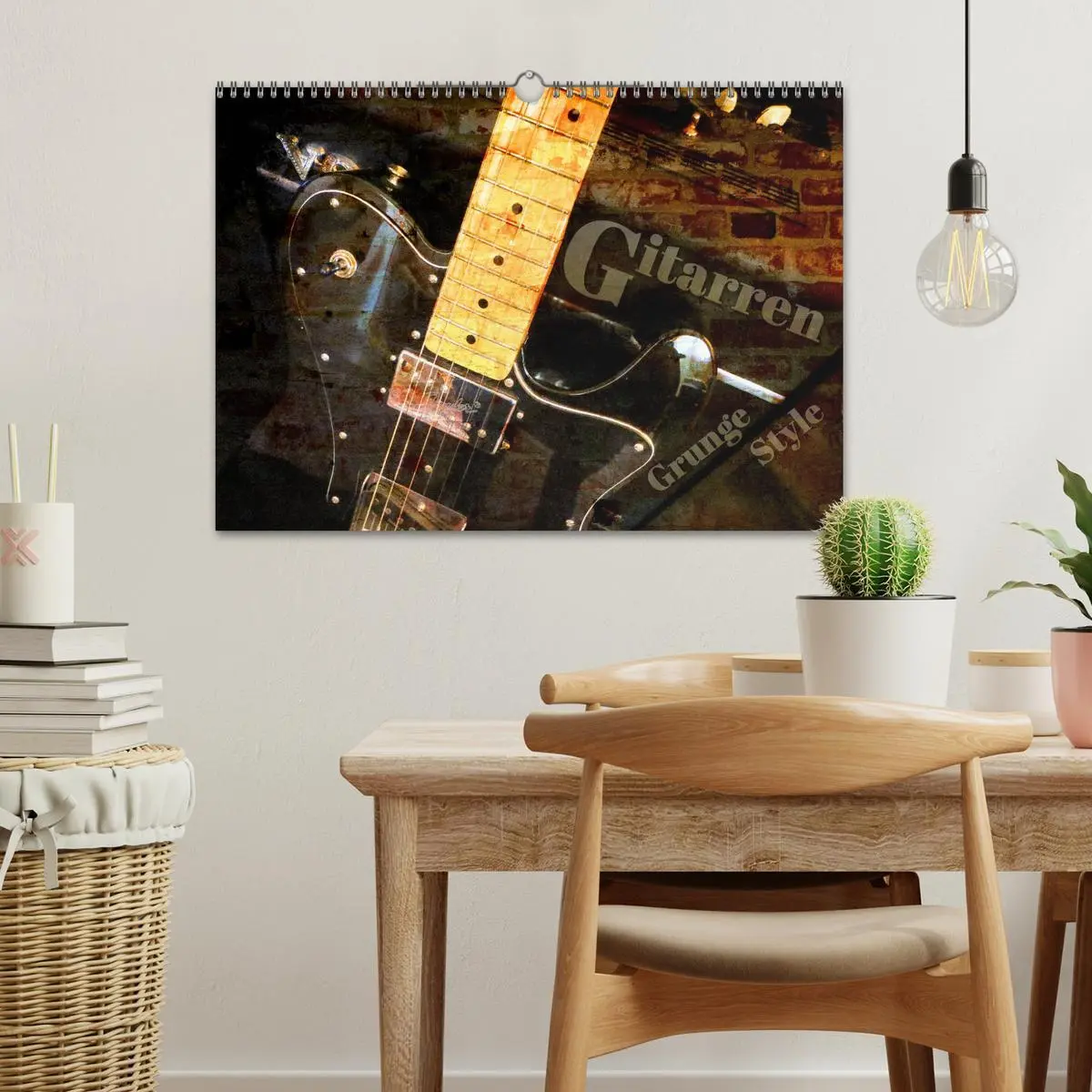 Bild: 9783457902455 | Gitarren - Grunge Style (Wandkalender 2026 DIN A3 quer), CALVENDO...