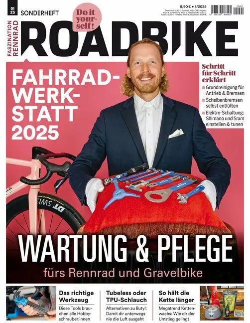 Cover: 9783613322455 | RoadBIKE Fahrrad-Werkstatt 2025 | Wartung &amp; Pflege | Taschenbuch