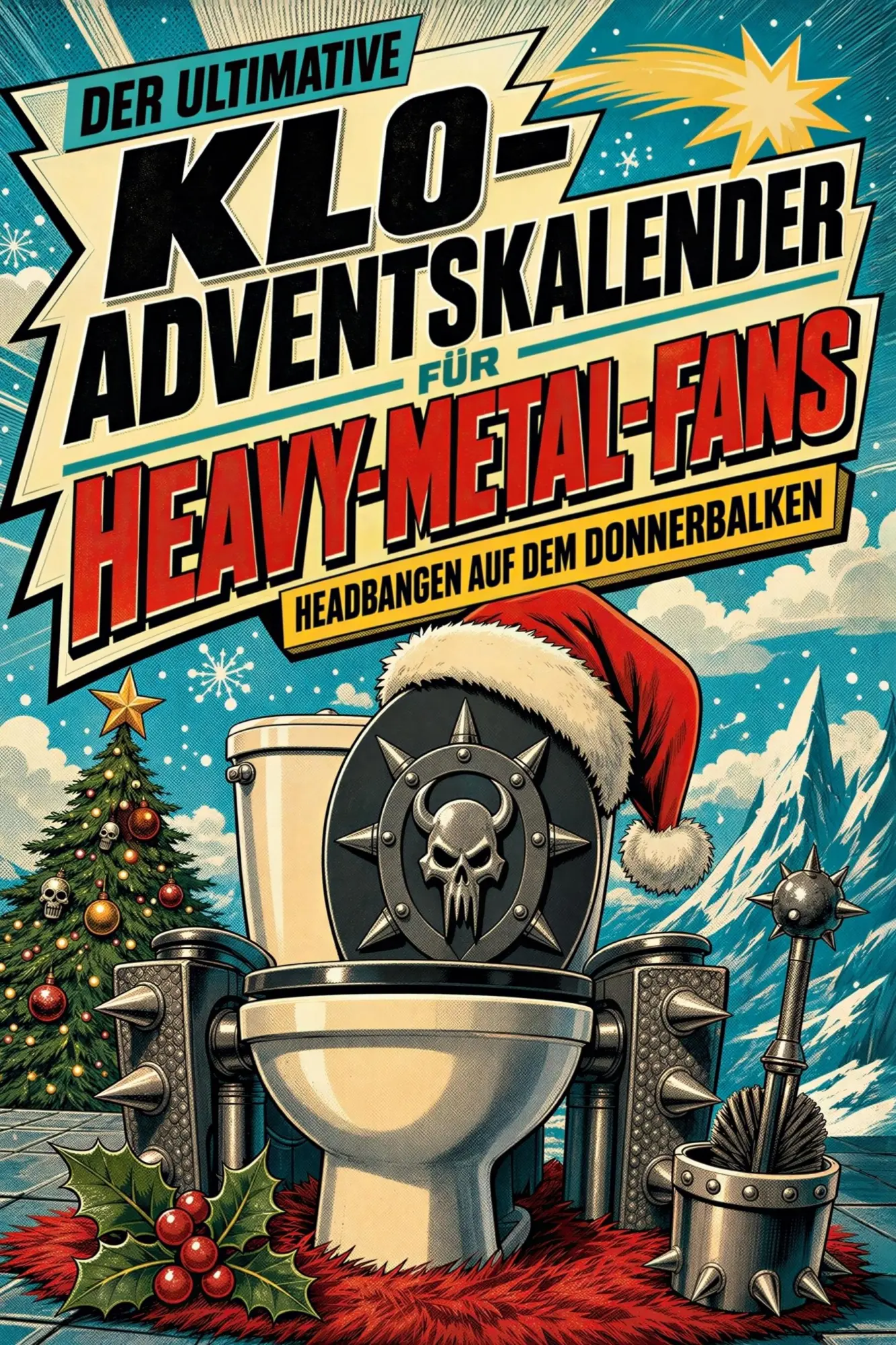 Cover: 9783696112455 | Der ultimative Klo-Adventskalender für Heavy-Metal-Fans | Lina Schäfer