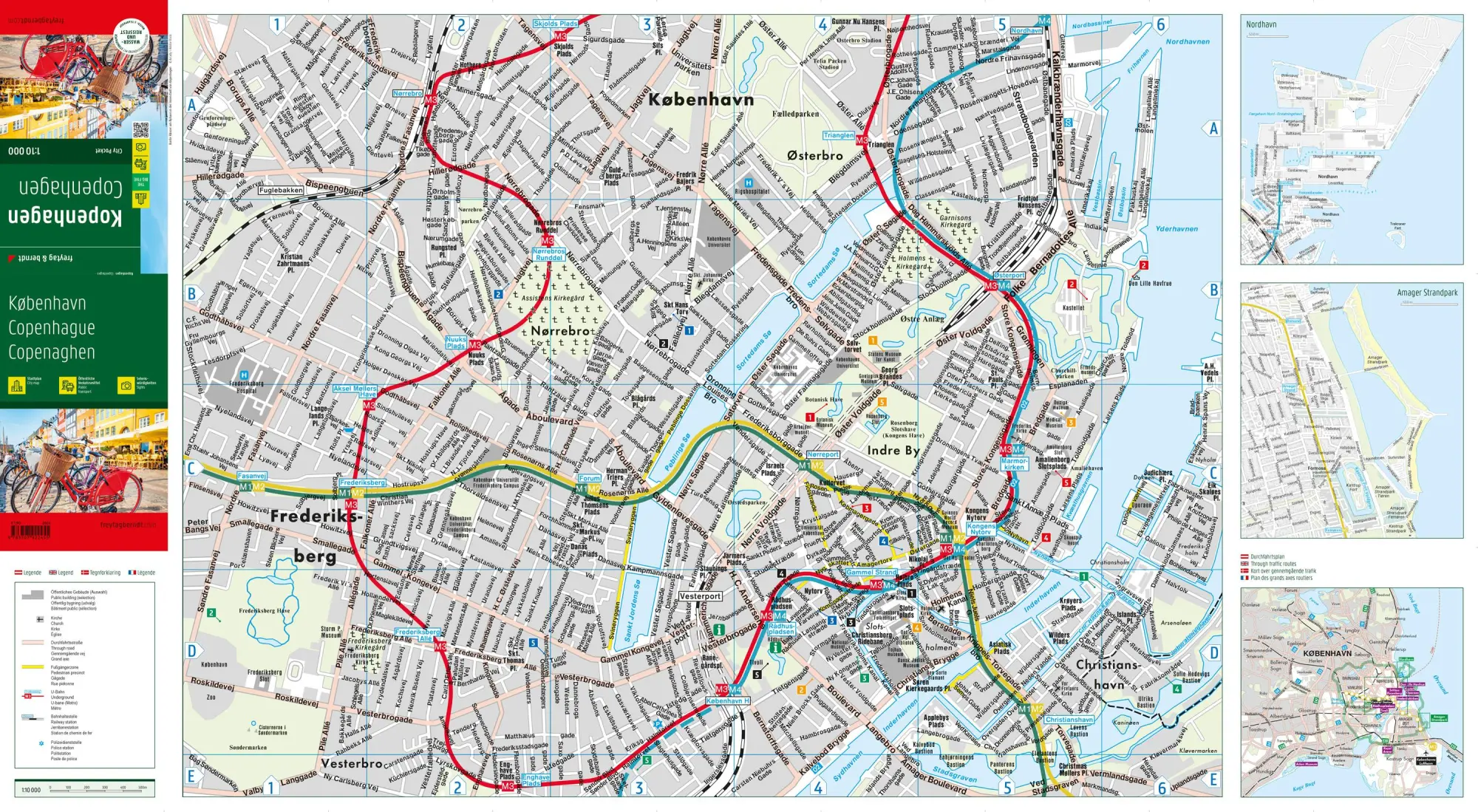 Bild: 9783707922455 | Kopenhagen, Stadtplan 1:10.000, freytag &amp; berndt | Freytag &amp; Berndt
