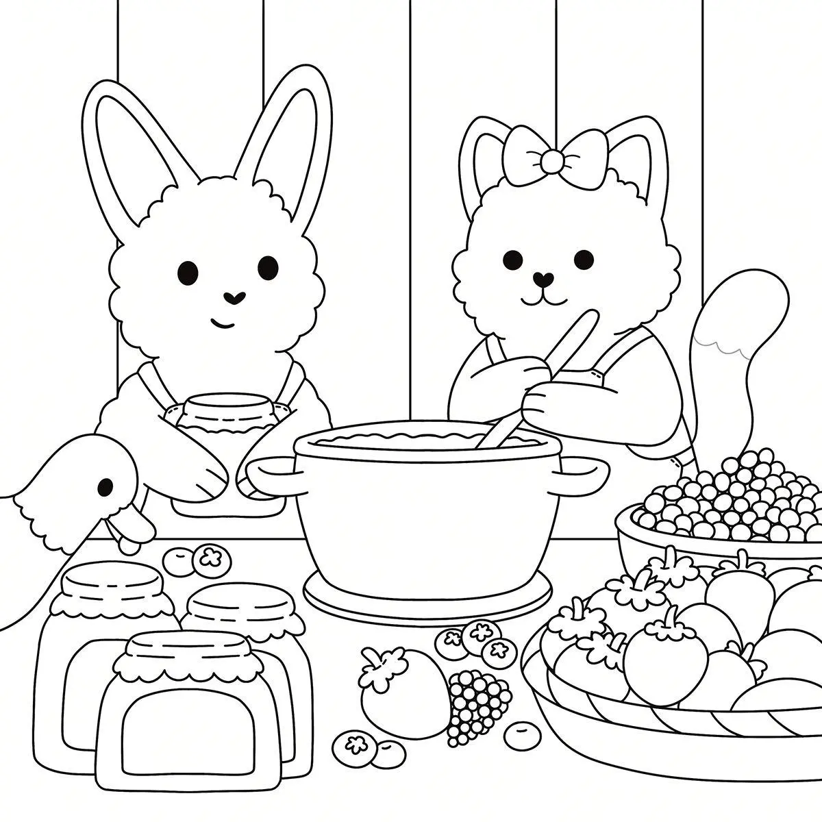 Bild: 9783735882455 | Cosy Coloring - Cottage Life mit Ente | Einfach niedlich ausmalen