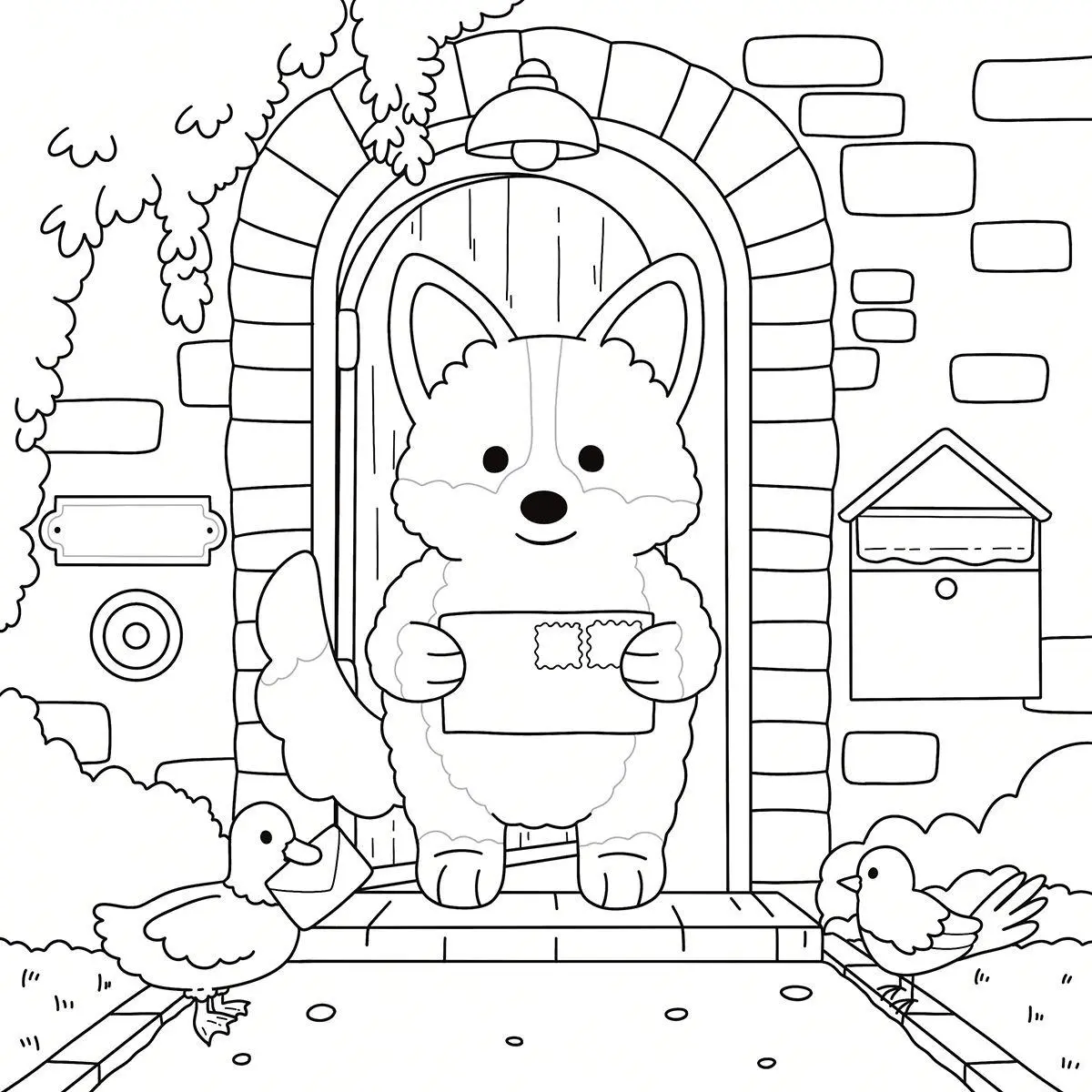 Bild: 9783735882455 | Cosy Coloring - Cottage Life mit Ente | Einfach niedlich ausmalen