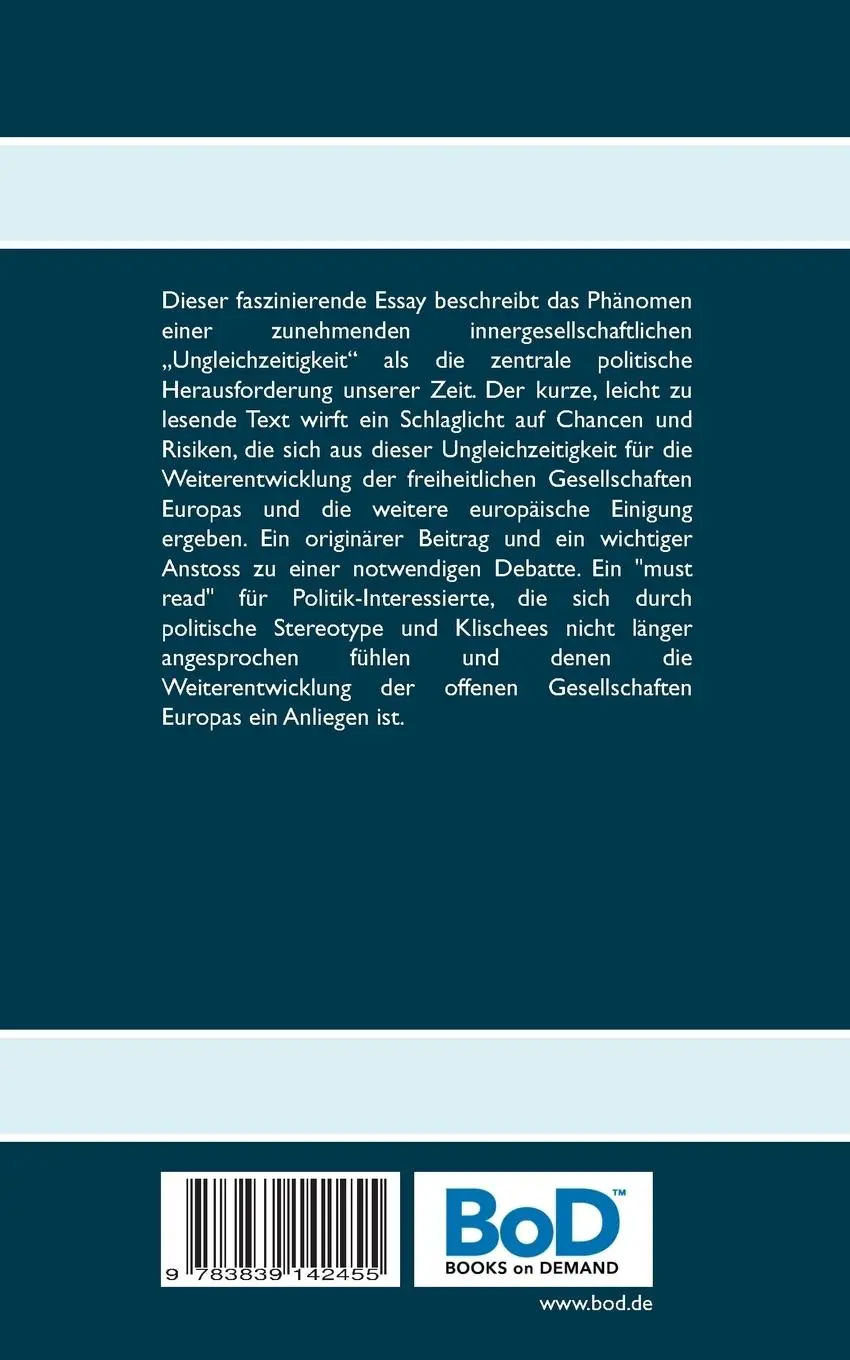Rückseite: 9783839142455 | No direction home - Das Dilemma der Ungleichzeitigkeit | Schmidt