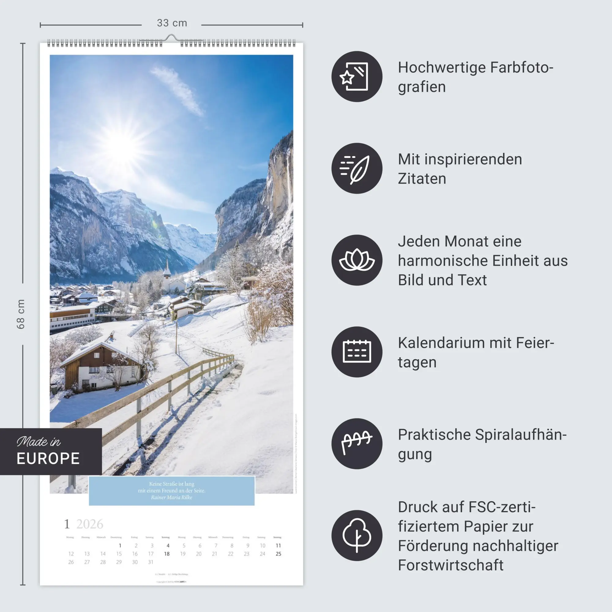 Bild: 9783839902455 | Traumhafte Wege Kalender 2026 | Cornelia Dörr | Kalender | 14 S.