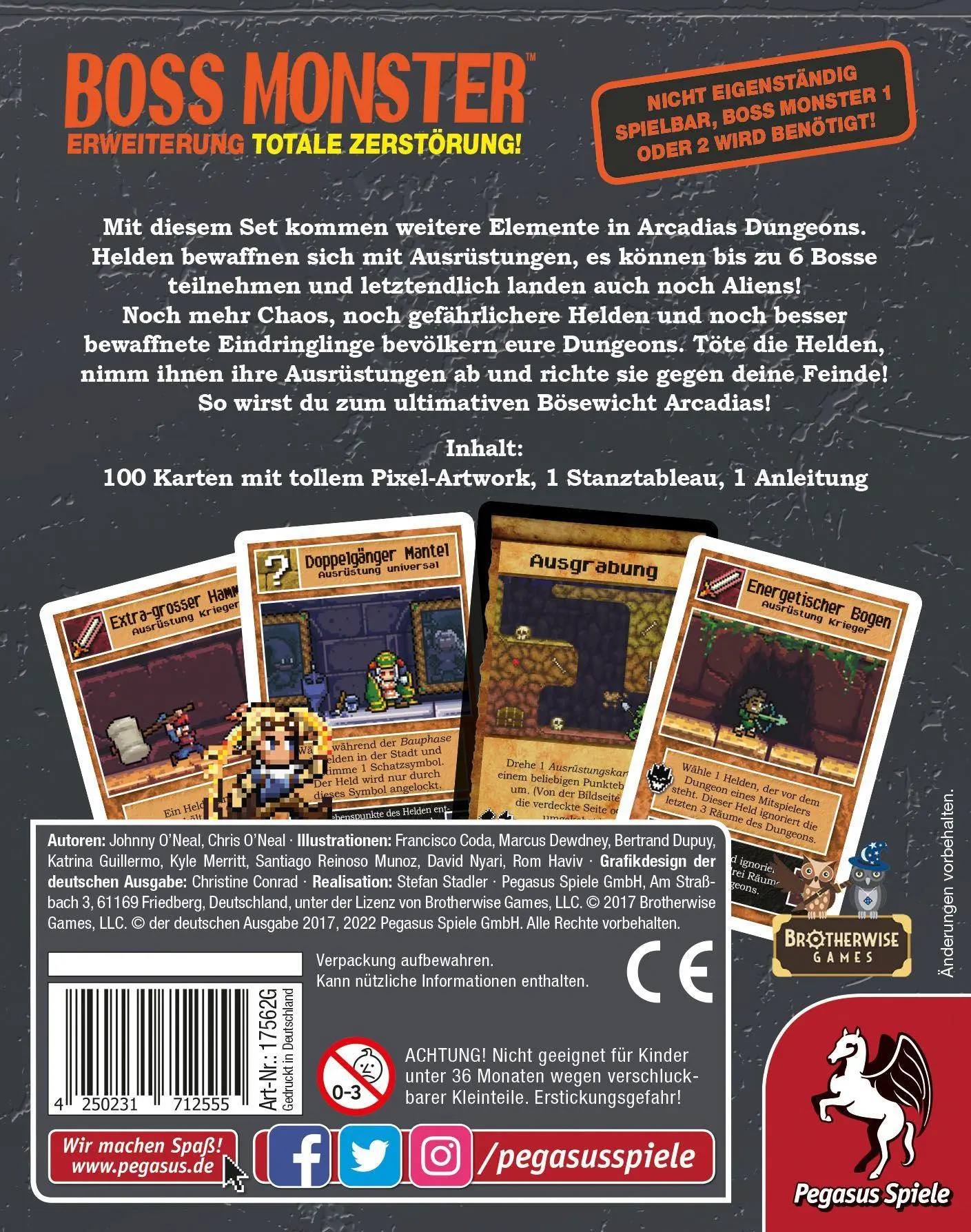 Bild: 4250231712555 | Boss Monster Erweiterung: Totale Zerstörung! | Chris O'Neal | Spiel