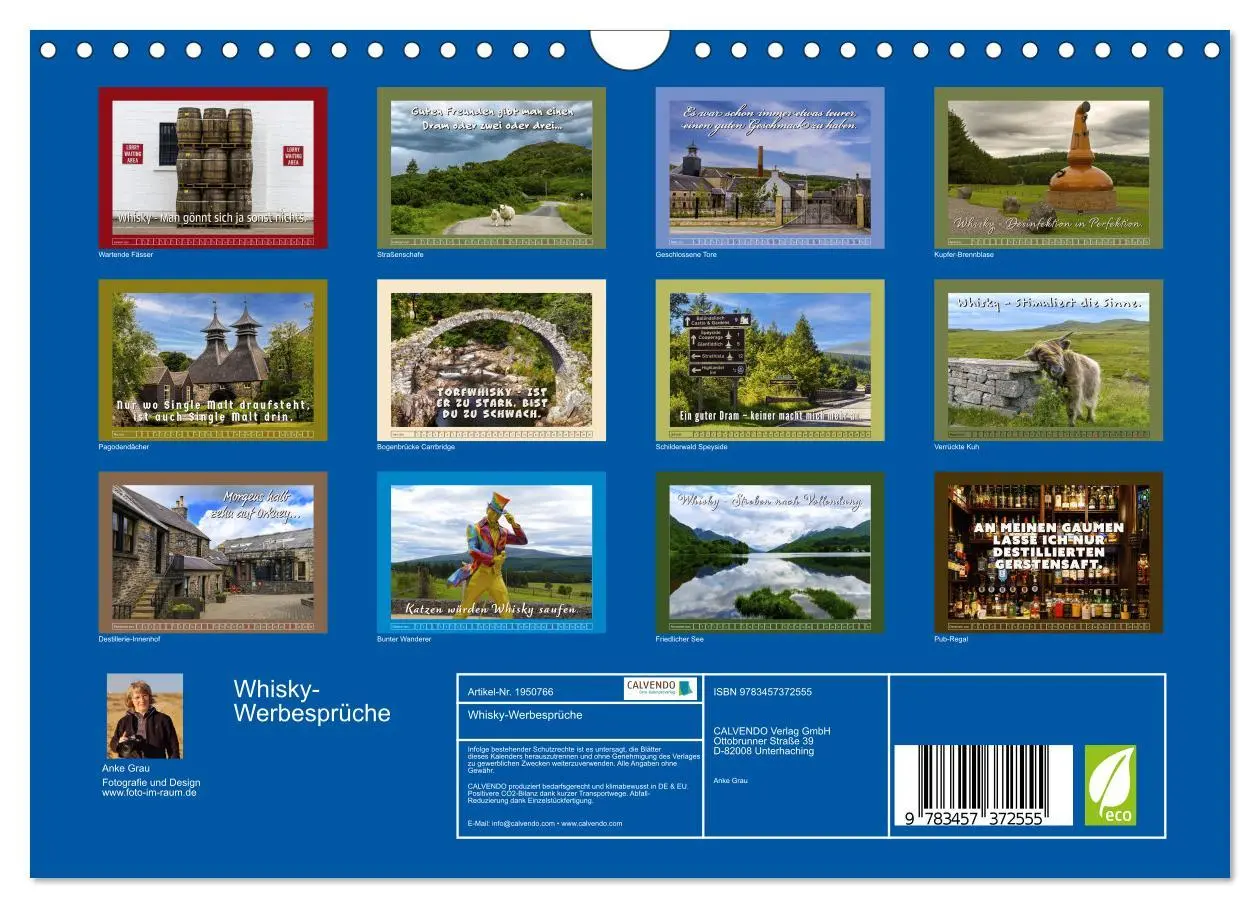 Bild: 9783457372555 | Whisky-Werbesprüche (Wandkalender 2026 DIN A4 quer), CALVENDO...